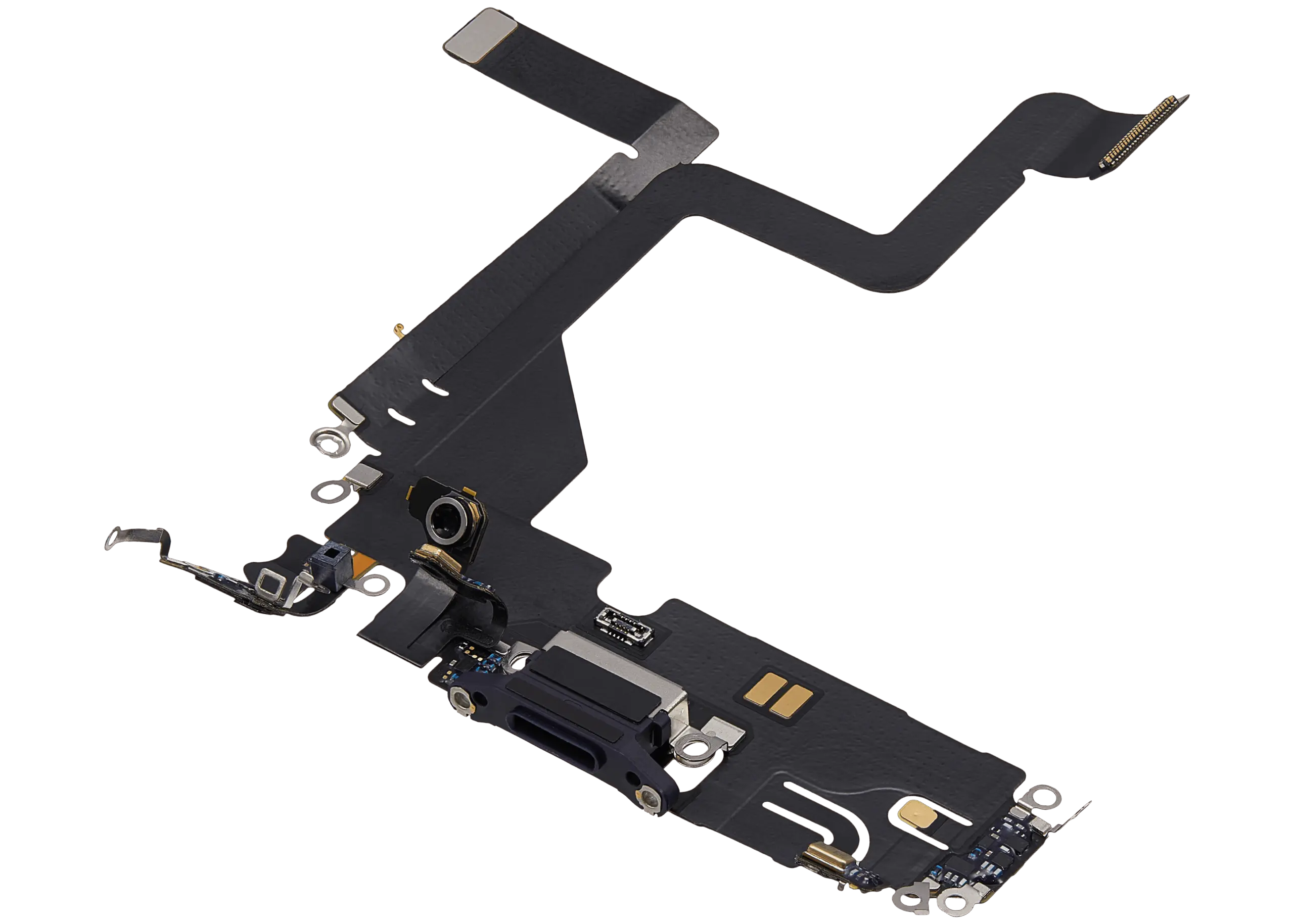 Charging Port Flex Cable For iPhone 14 Pro (Used OEM Pull) (Deep Purple) - Image 18