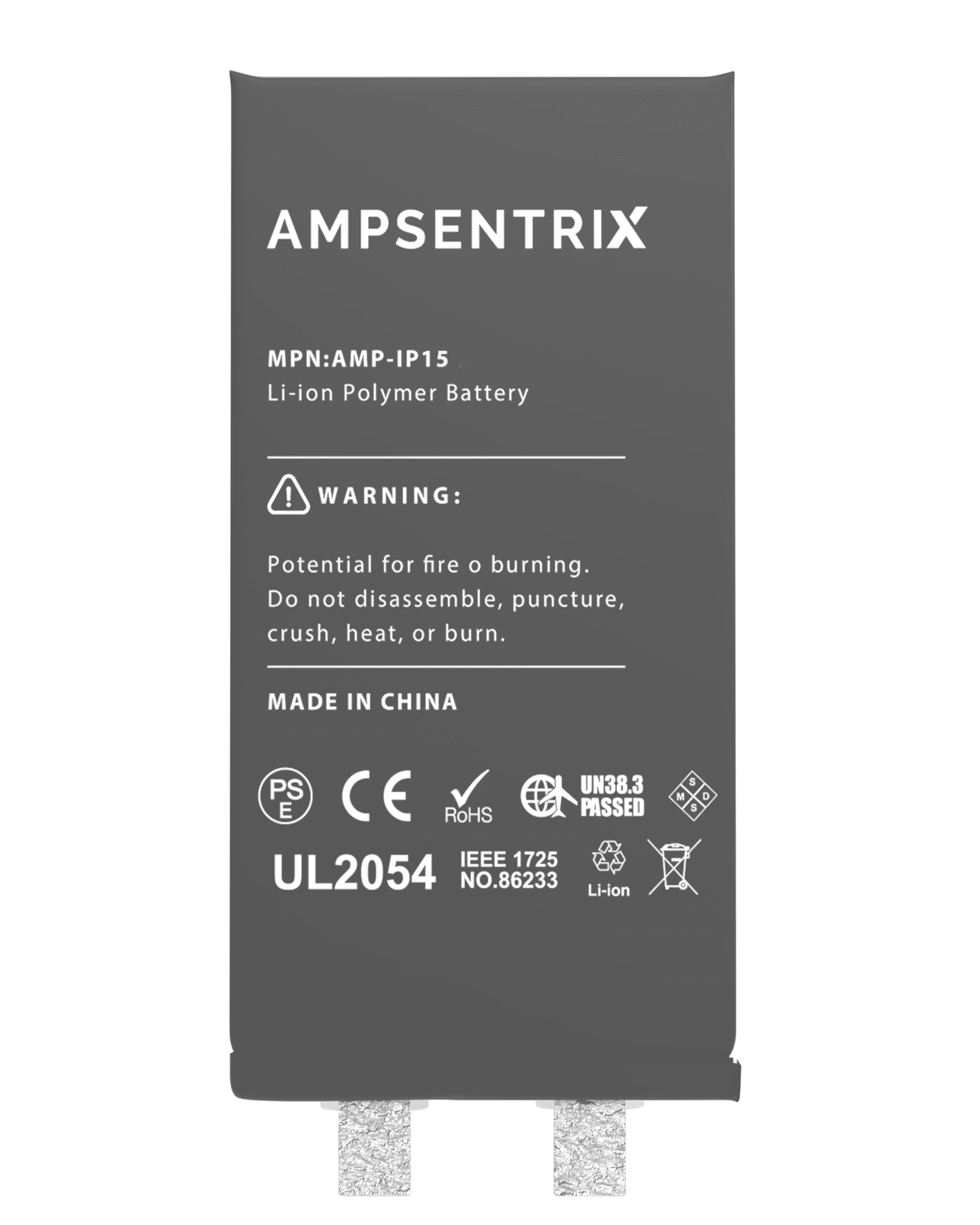 Replacement Battery Core For iPhone 15 (Spot Welding Required) (AmpSentrix Core) - Image 6
