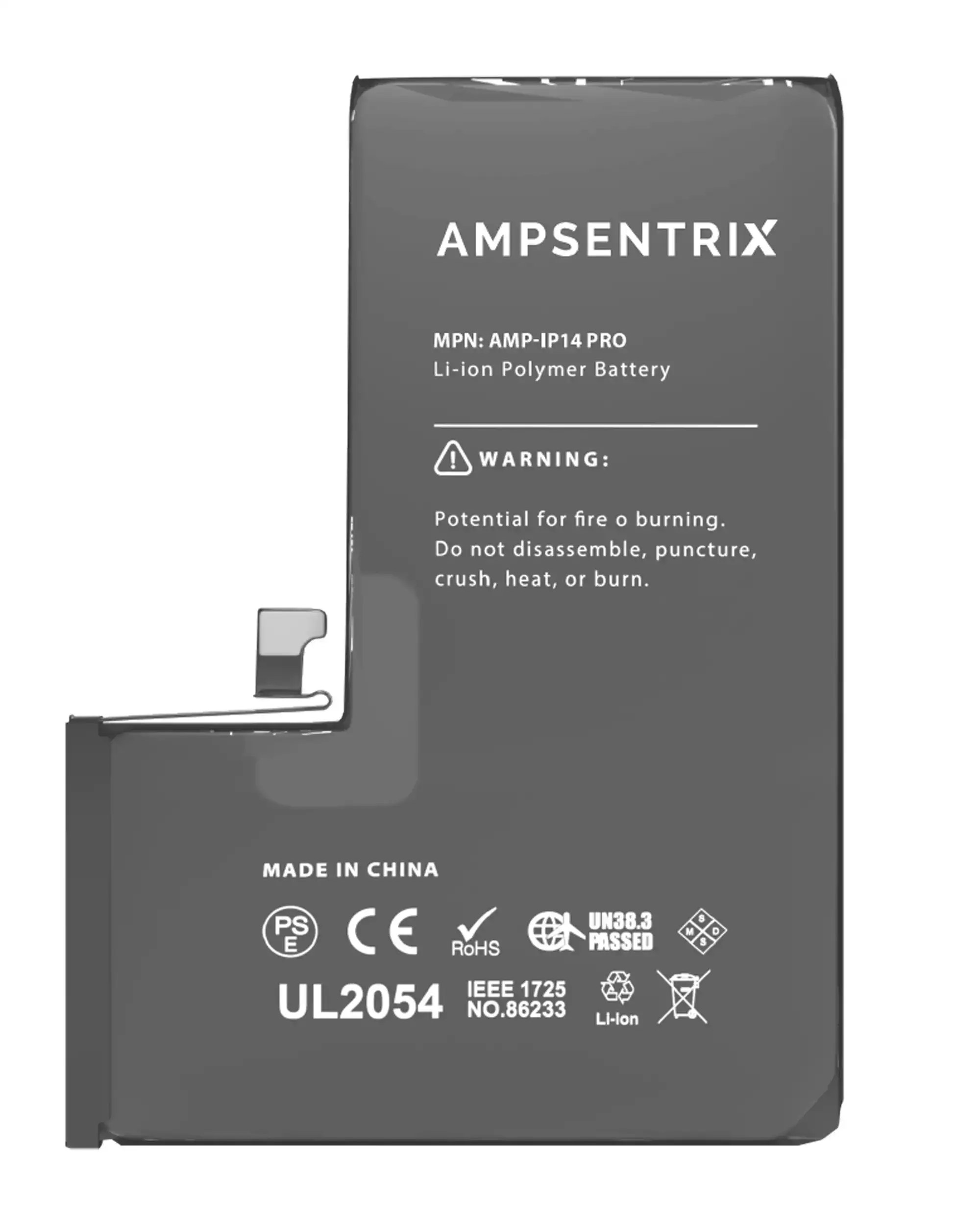Replacement Battery For iPhone 14 Pro (AmpSentrix Basic Extended) - Image 10