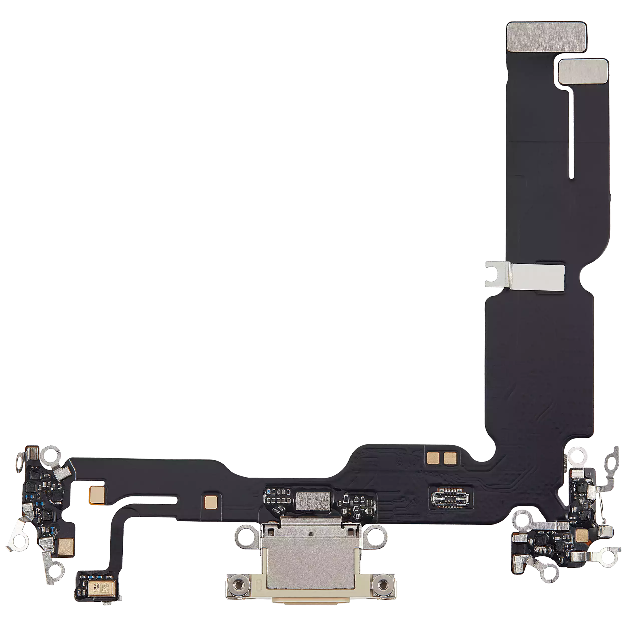 Charging Port Flex Cable For iPhone 15 Plus (Aftermarket Plus) (Yellow)