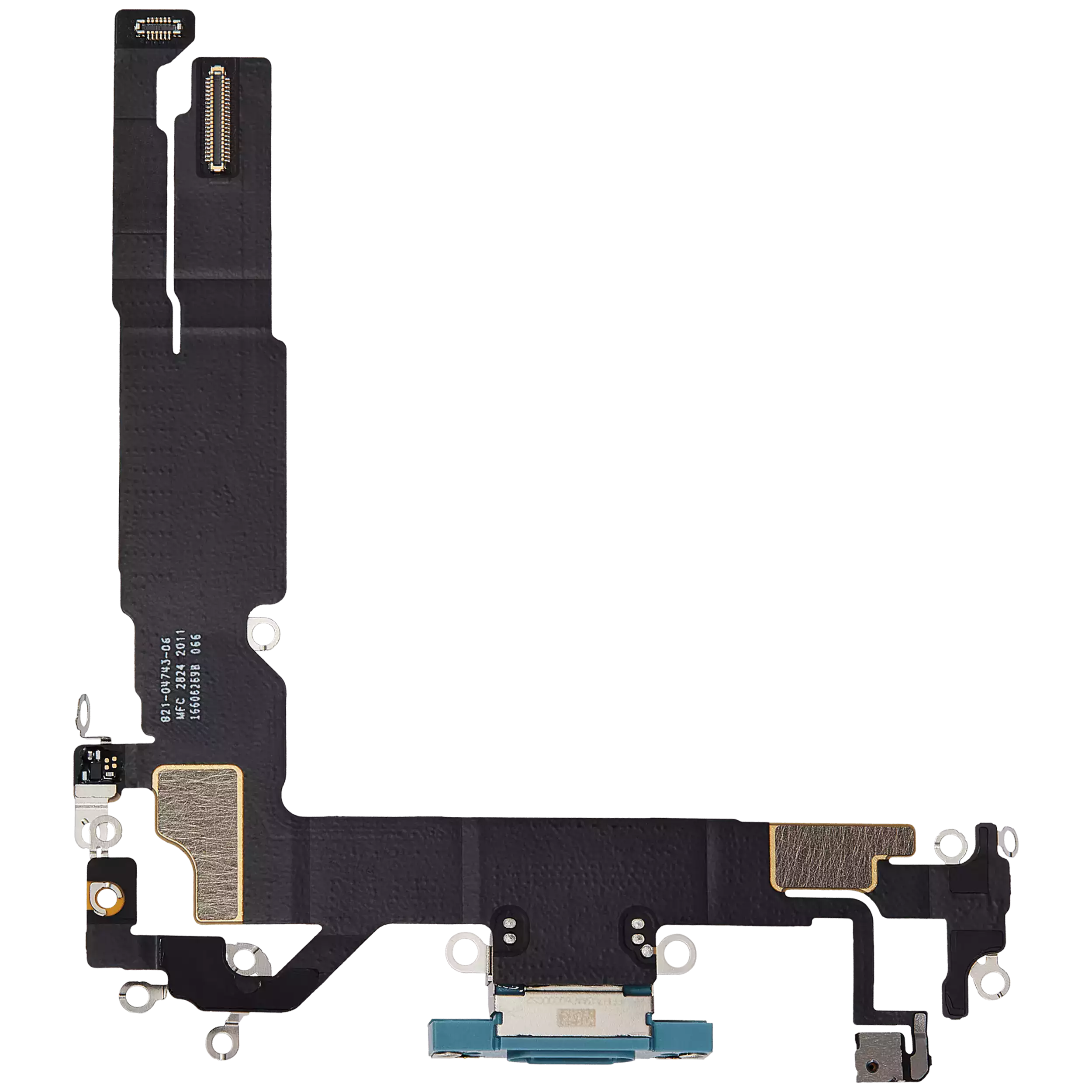Charging Port Flex Cable For iPhone 16 (Premium) (Teal) - Image 7