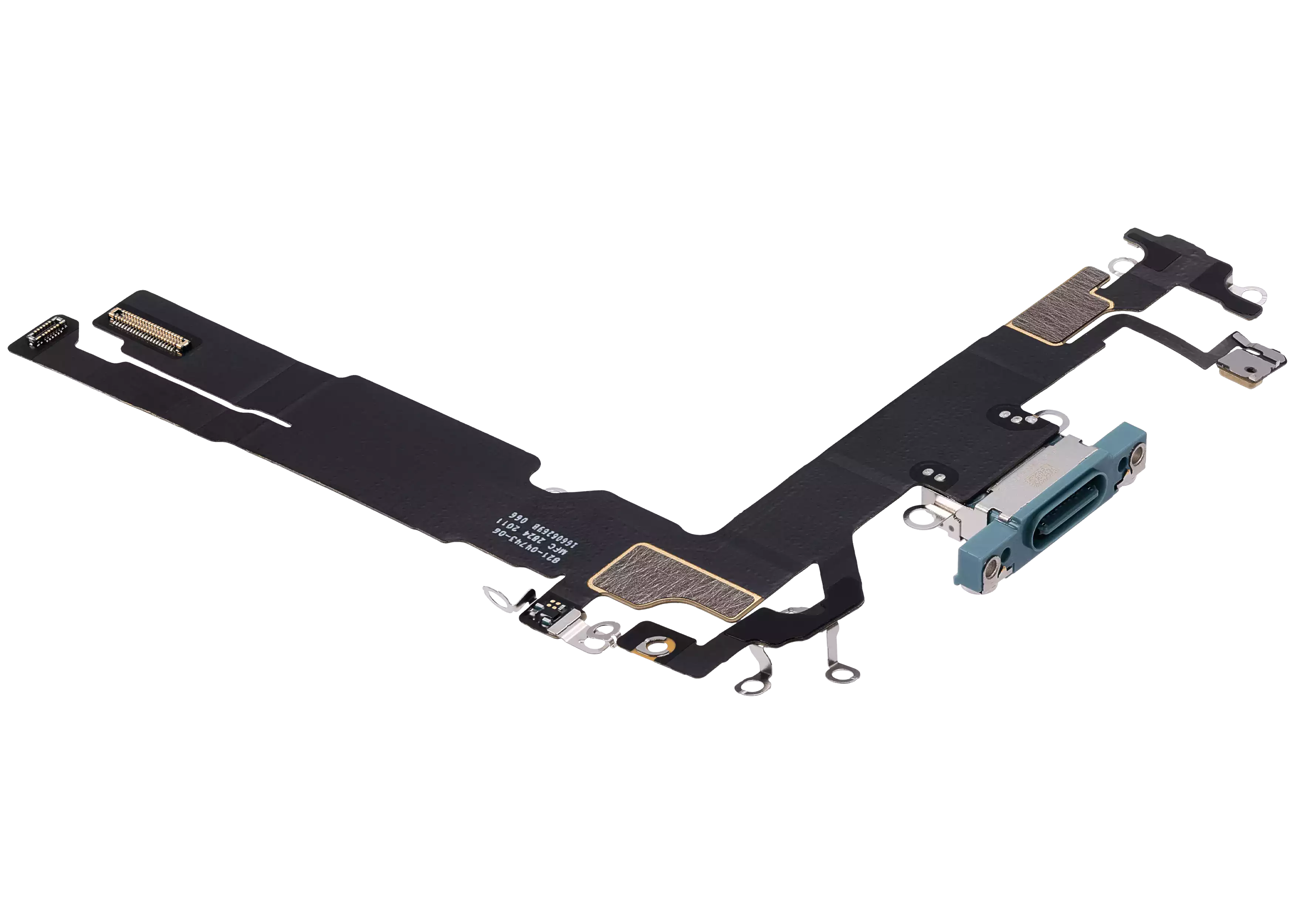 Charging Port Flex Cable For iPhone 16 (Premium) (Teal) - Image 19