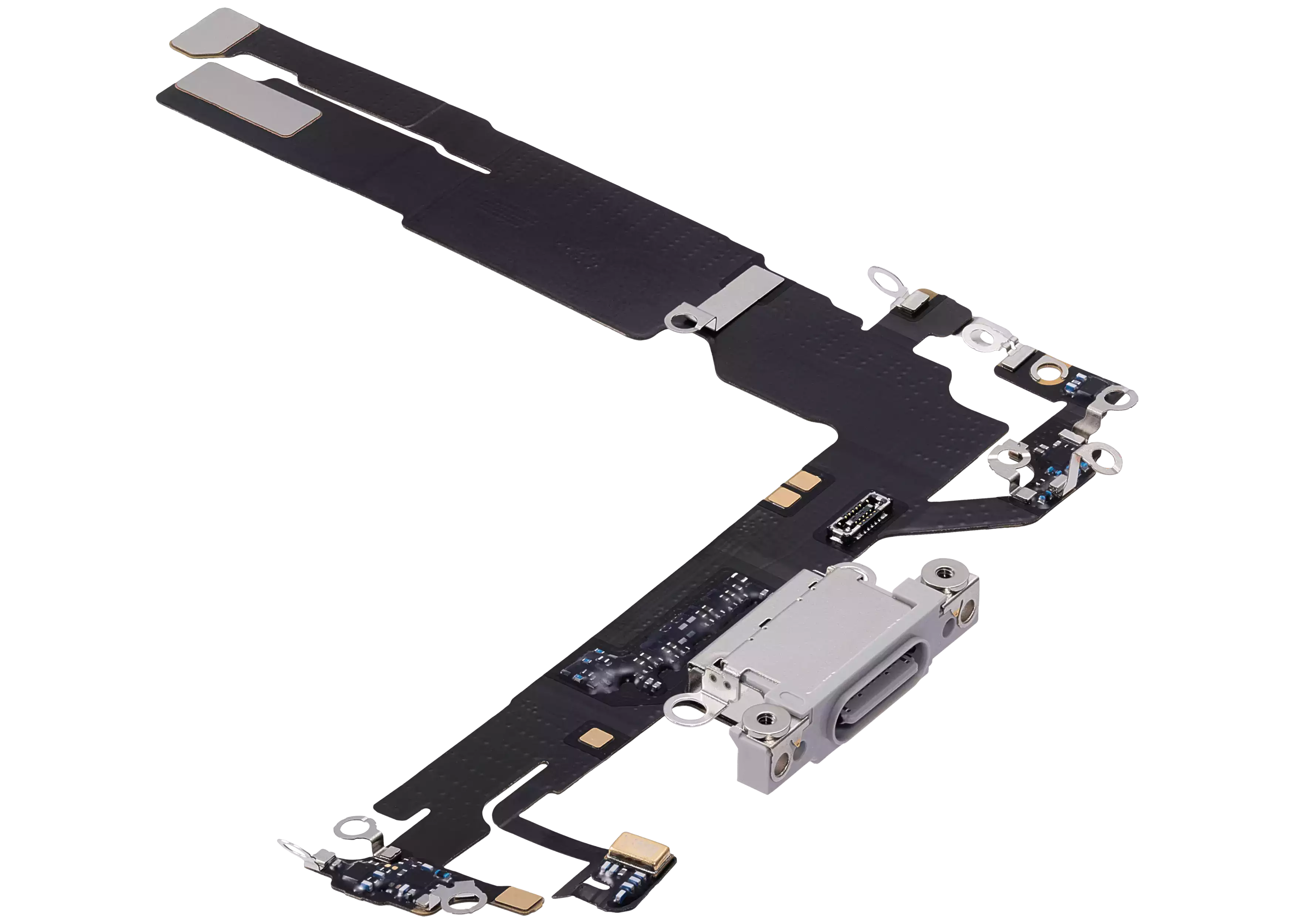 Charging Port Flex Cable For iPhone 16 (Premium) (White) - Image 14