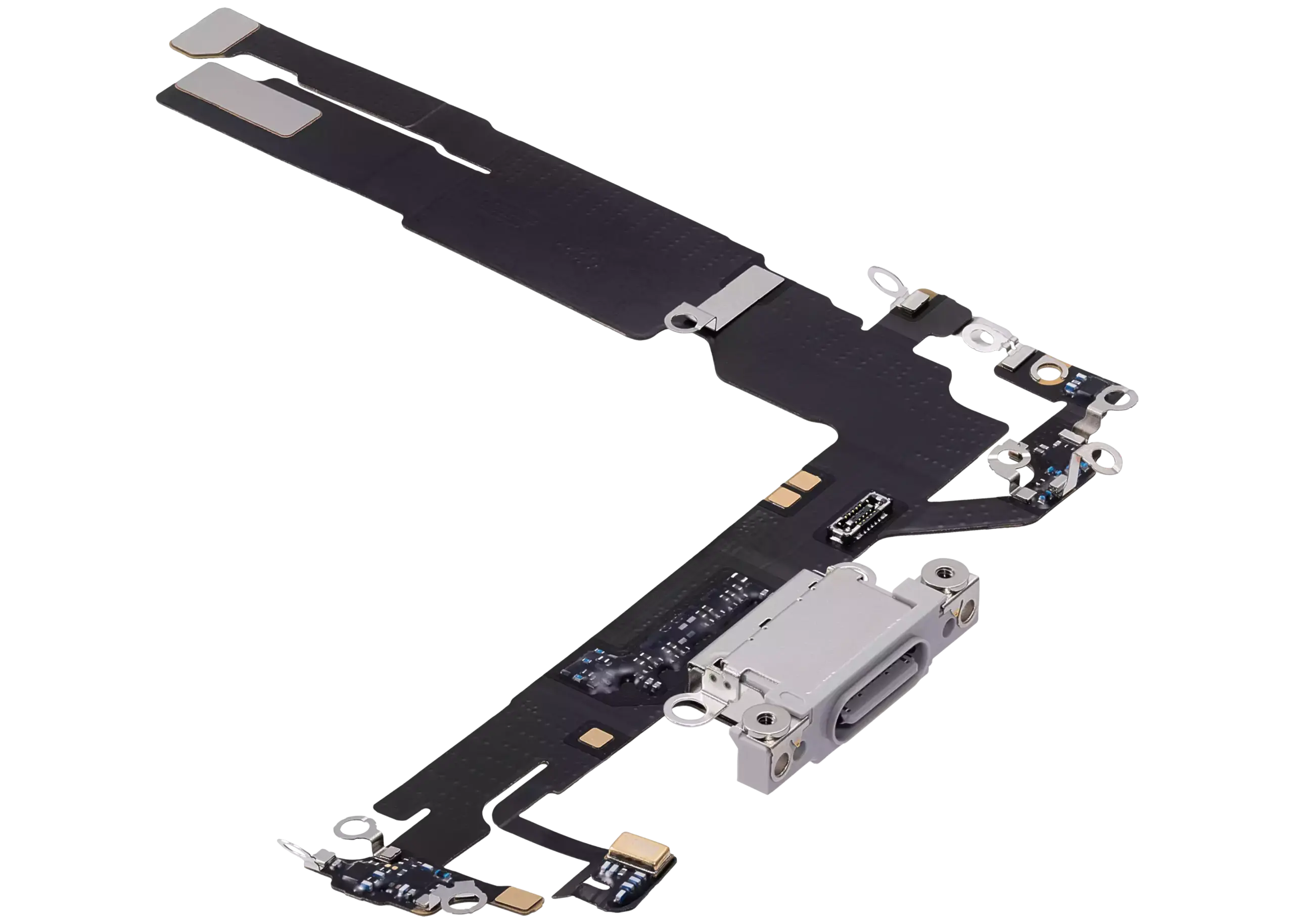 Charging Port Flex Cable For iPhone 16 (Premium) (White) - Image 29
