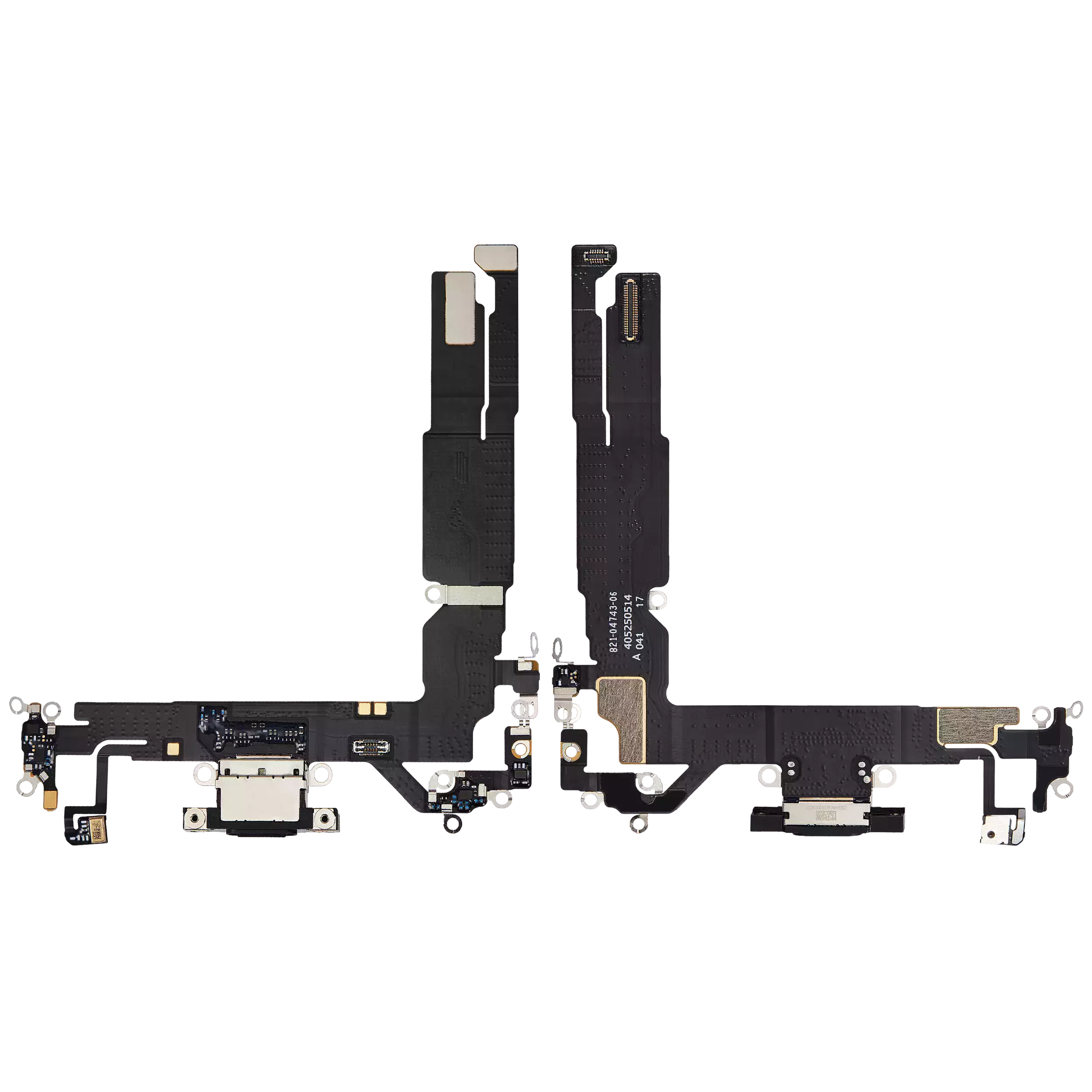 Charging Port Flex Cable For iPhone 16 (Premium) (Black) - Image 16