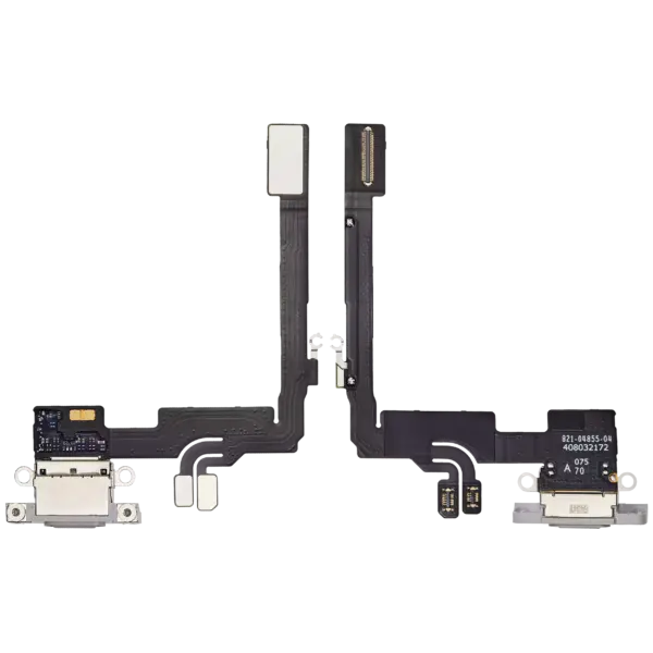 Charging Port Flex Cable For iPhone 16 Pro (Premium) (White Titanium)