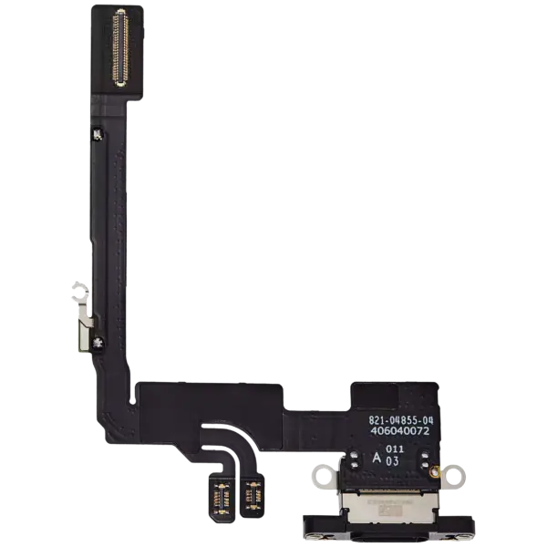 Charging Port Flex Cable For iPhone 16 Pro (Premium) (Black Titanium)