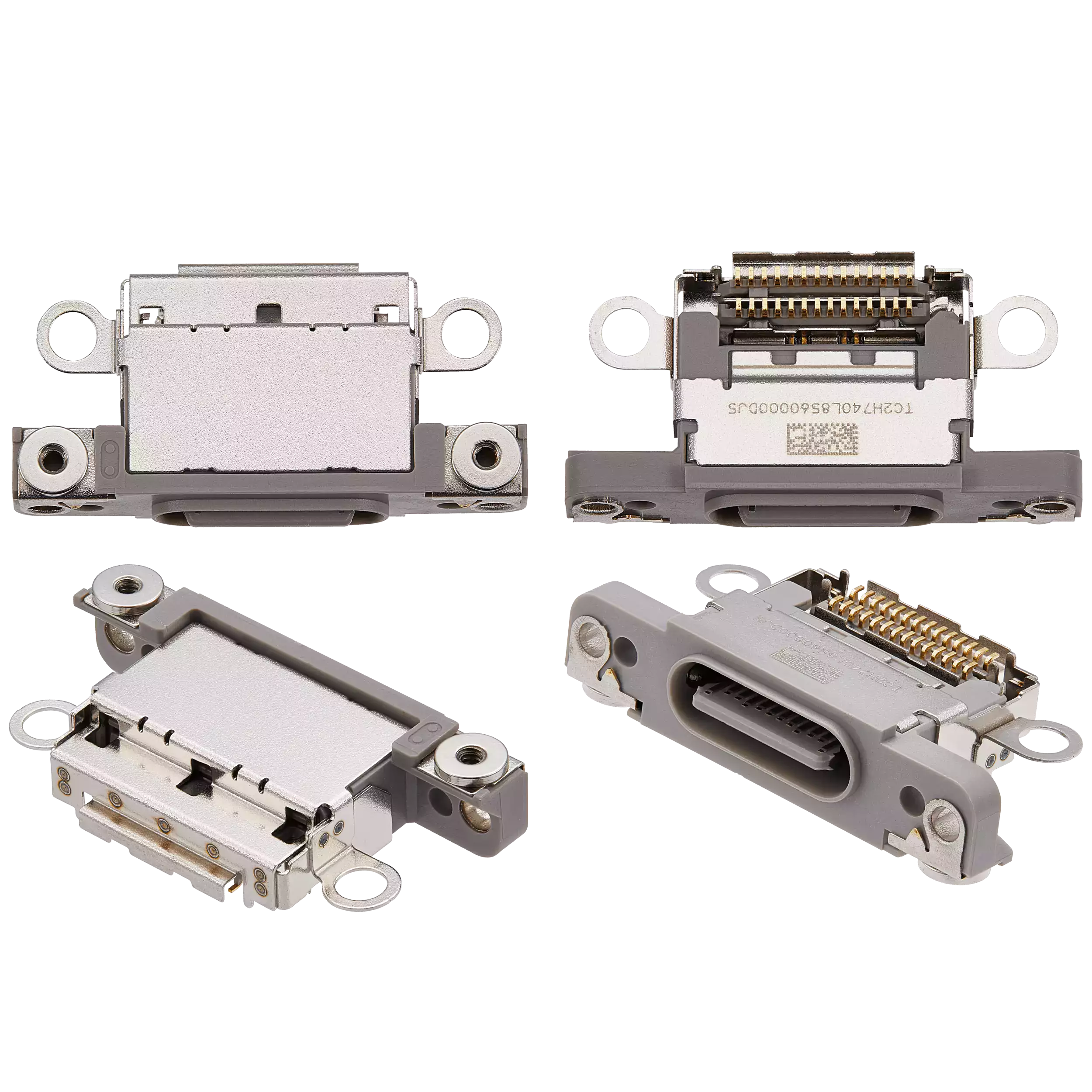 Charging Port Only For iPhone 16 Pro / 16 Pro Max (Natural Titanium) (10 Pack)