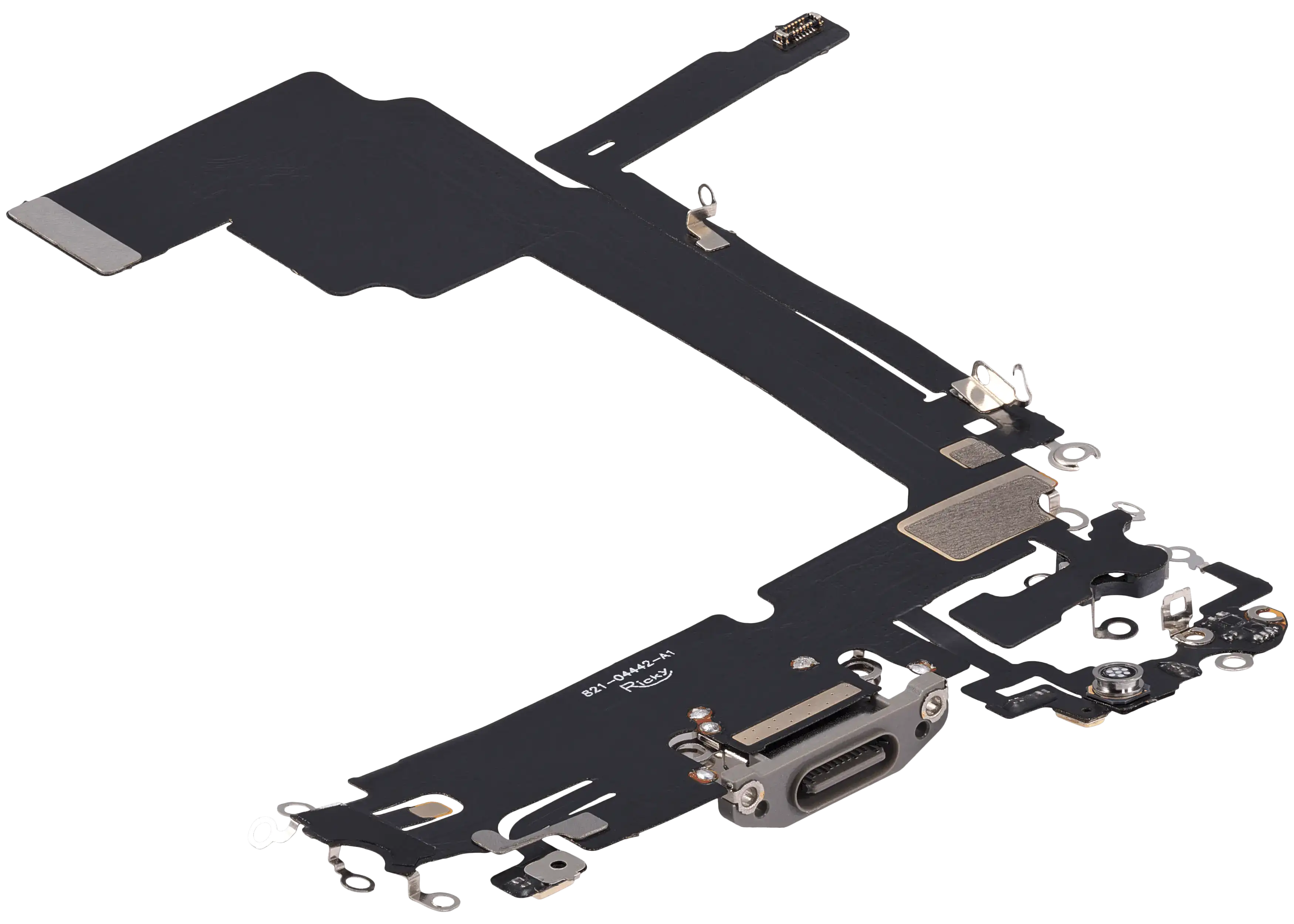 Charging Port Flex Cable For iPhone 15 Pro Max (Aftermarket Plus) (Natural Titanium) - Image 10