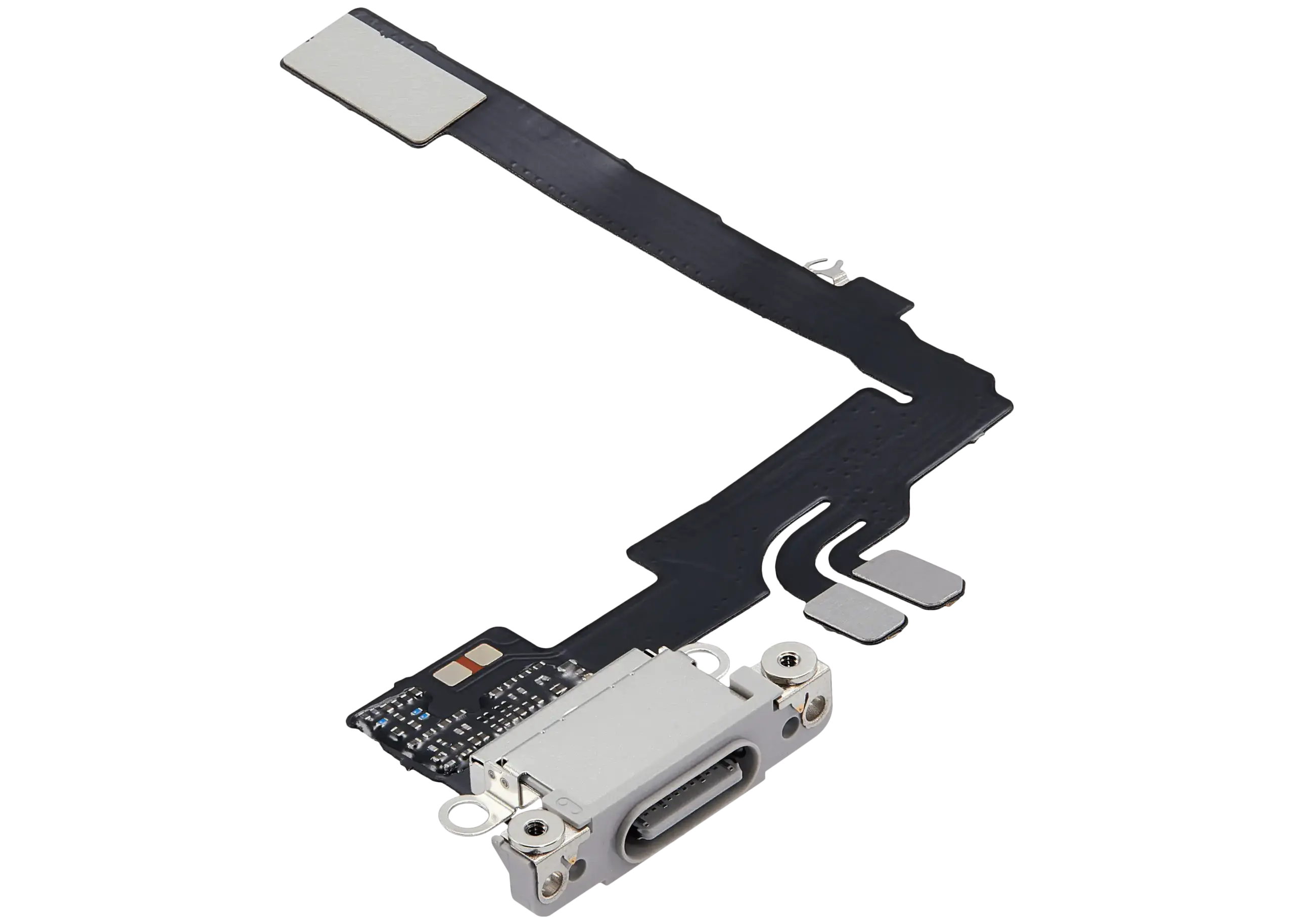 Charging Port Flex Cable For iPhone 16 Pro (Aftermarket Plus) (White Titanium) - Image 5