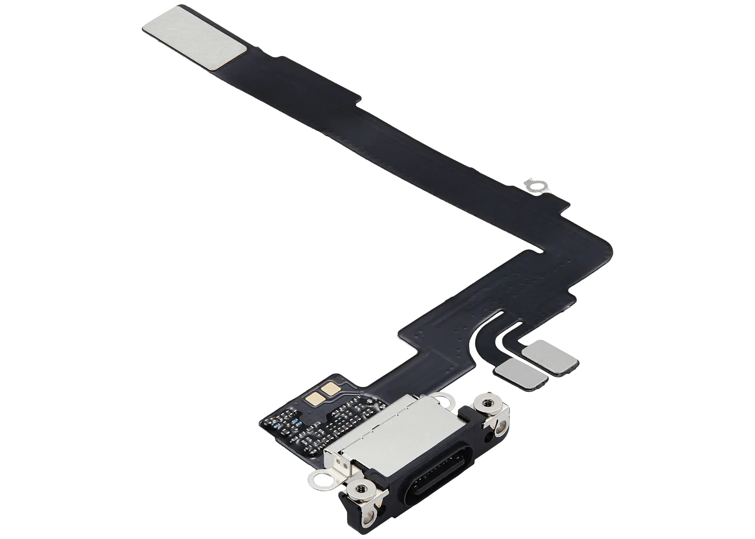 Charging Port Flex Cable For iPhone 16 Pro Max (Aftermarket Plus) (Black Titanium) - Image 9