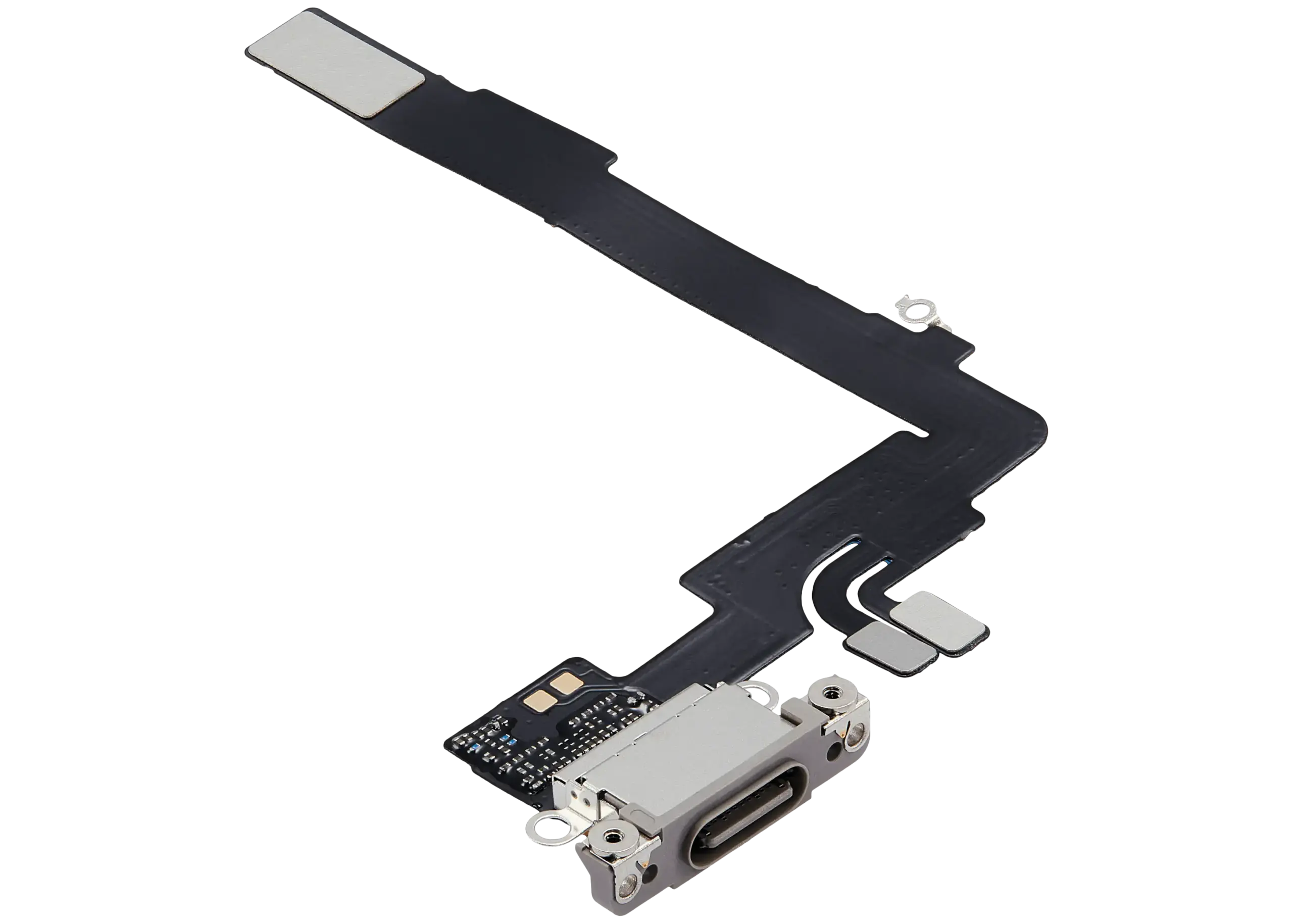 Charging Port Flex Cable For iPhone 16 Pro Max (Aftermarket Plus) (Natural Titanium) - Image 5