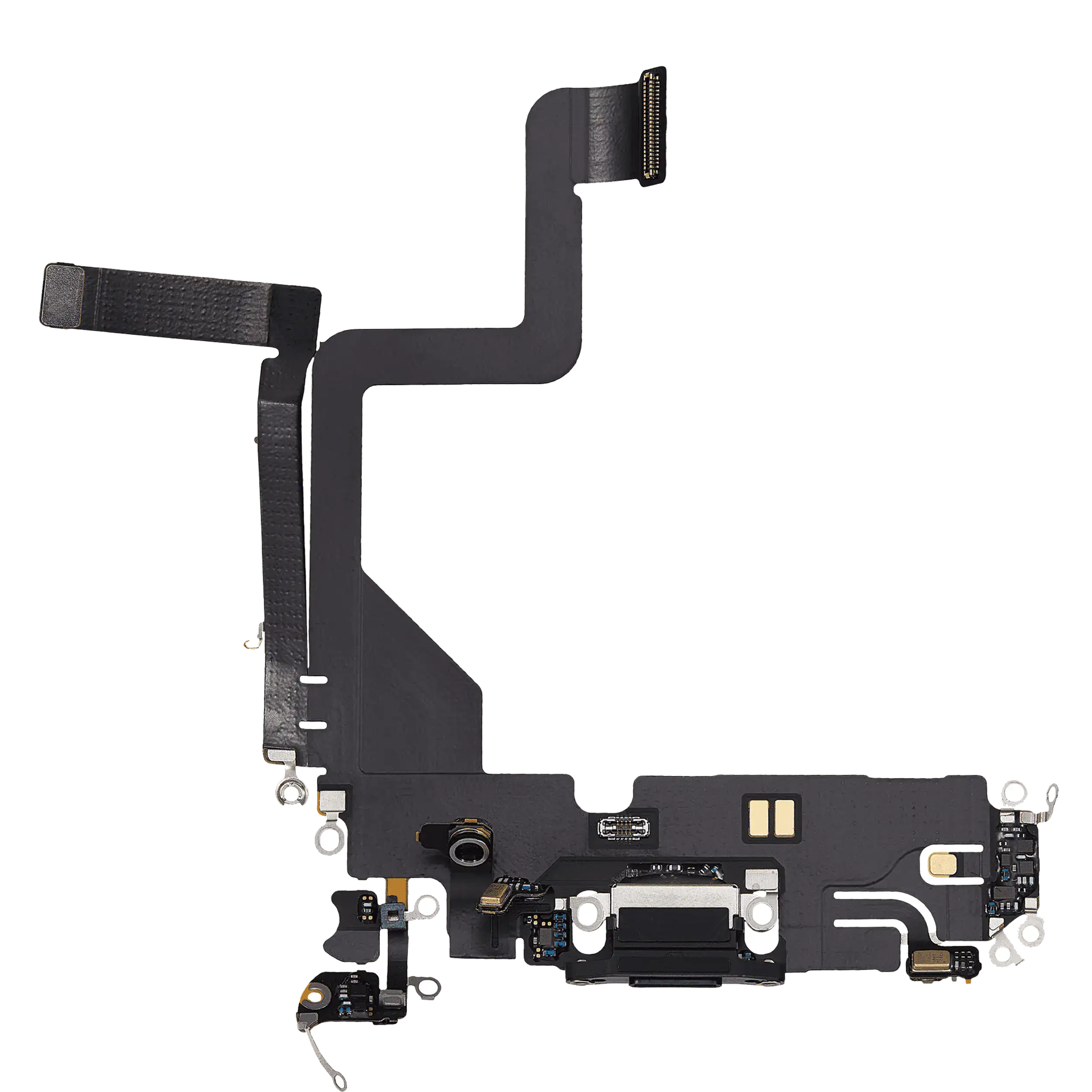 Charging Port Flex Cable For iPhone 14 Pro (Used OEM Pull) (Deep Purple) - Image 20