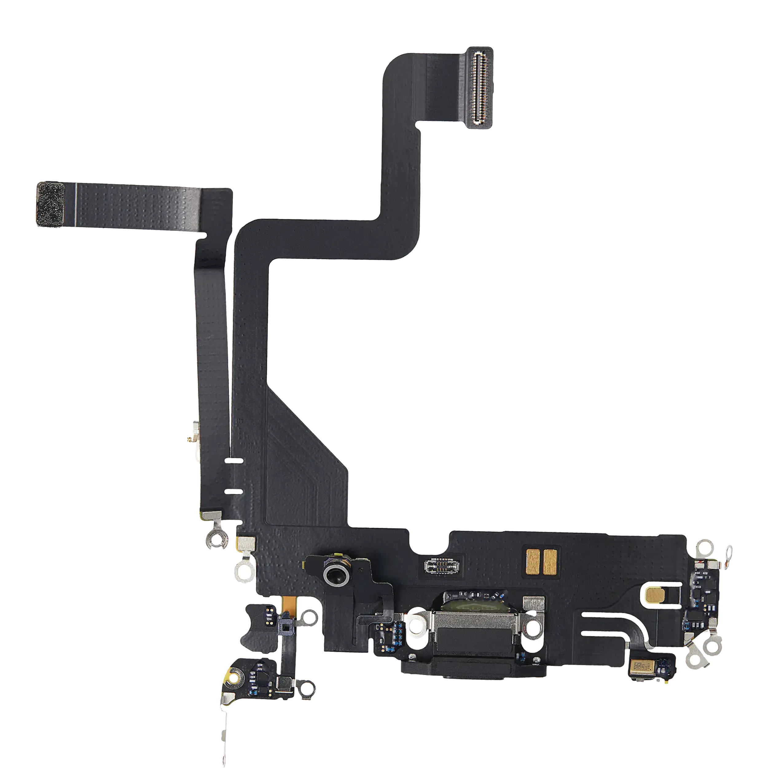 Charging Port Flex Cable For iPhone 14 Pro (Premium) (Space Black) - Image 5