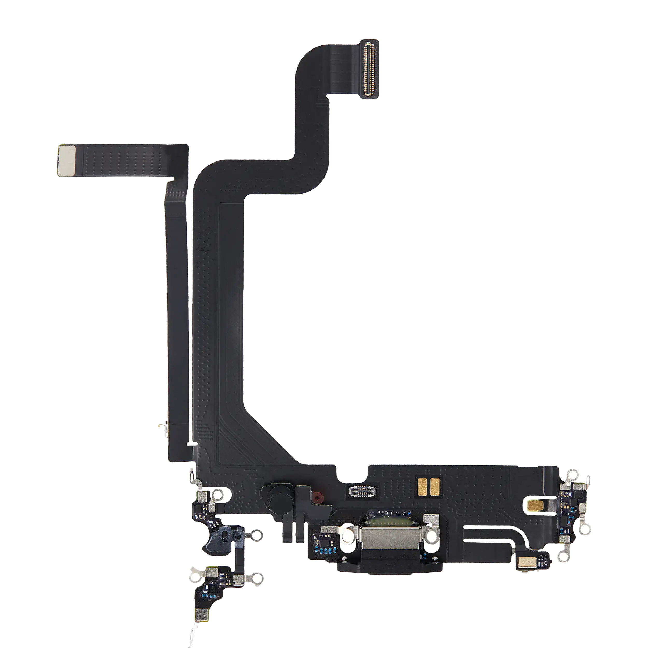 Charging Port Flex Cable For iPhone 14 Pro Max (Premium) (Space Black) - Image 15