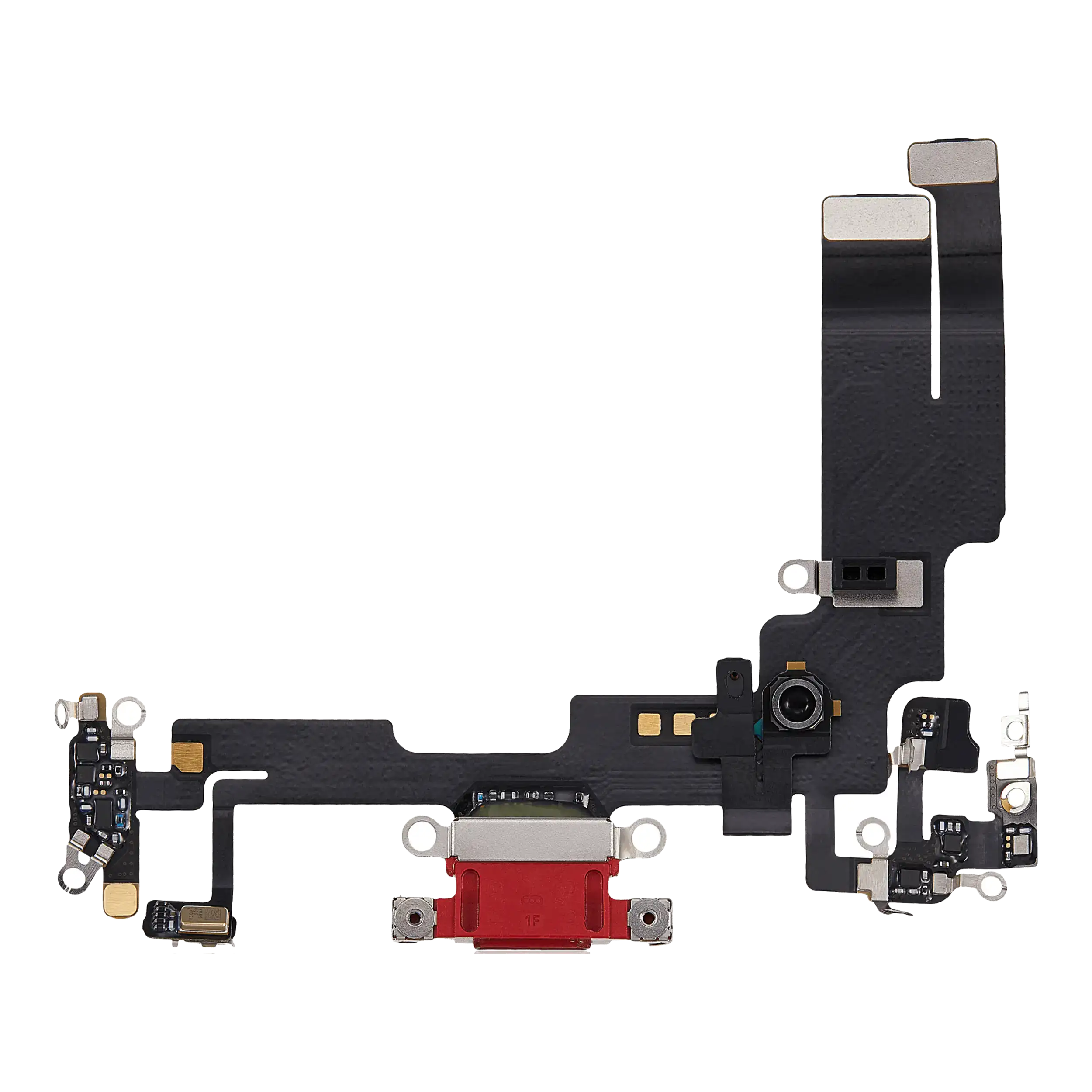 Charging Port Flex Cable For iPhone 14 (Used OEM Pull) (Red) - Image 20