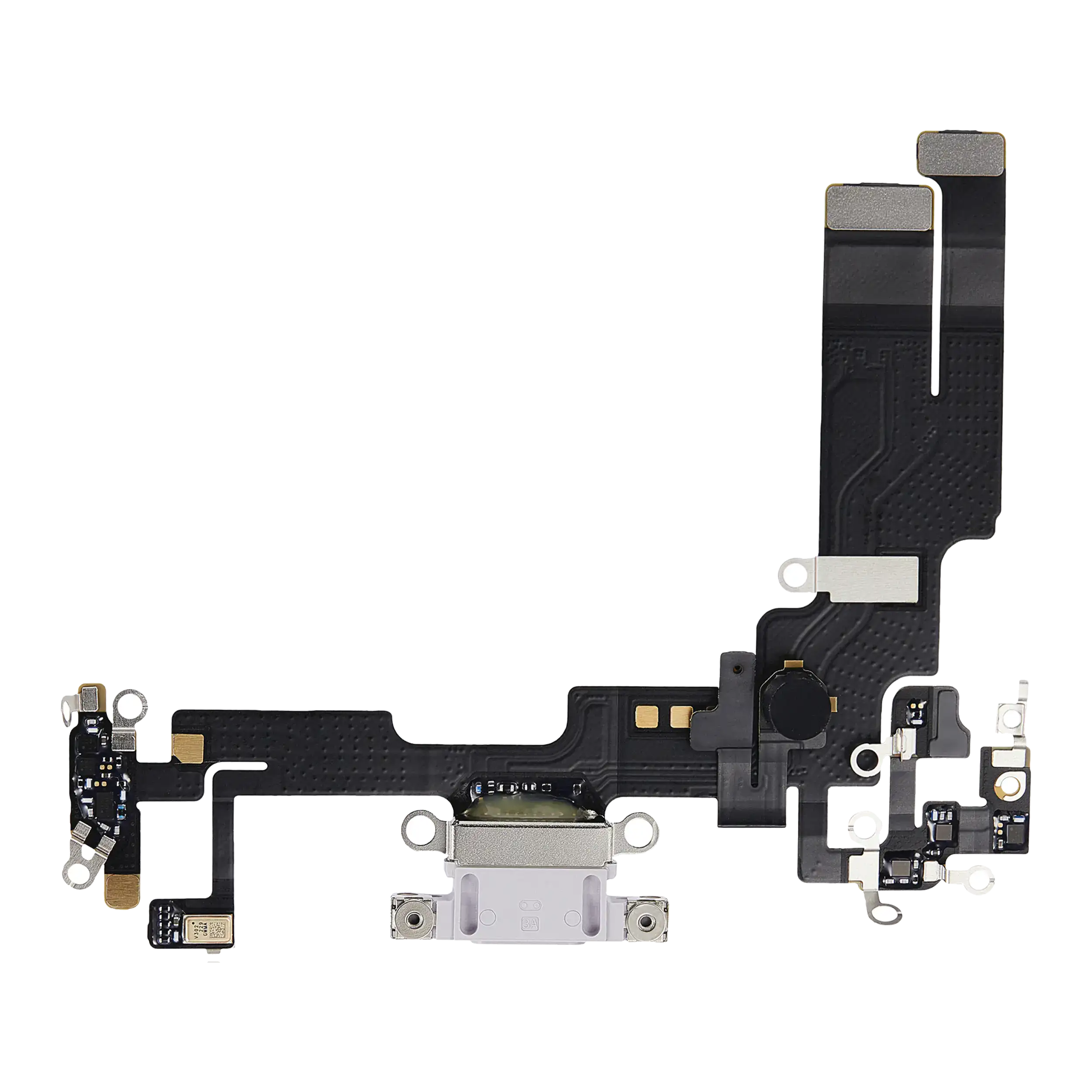 Charging Port Flex Cable For iPhone 14 (Used OEM Pull) (Purple) - Image 30