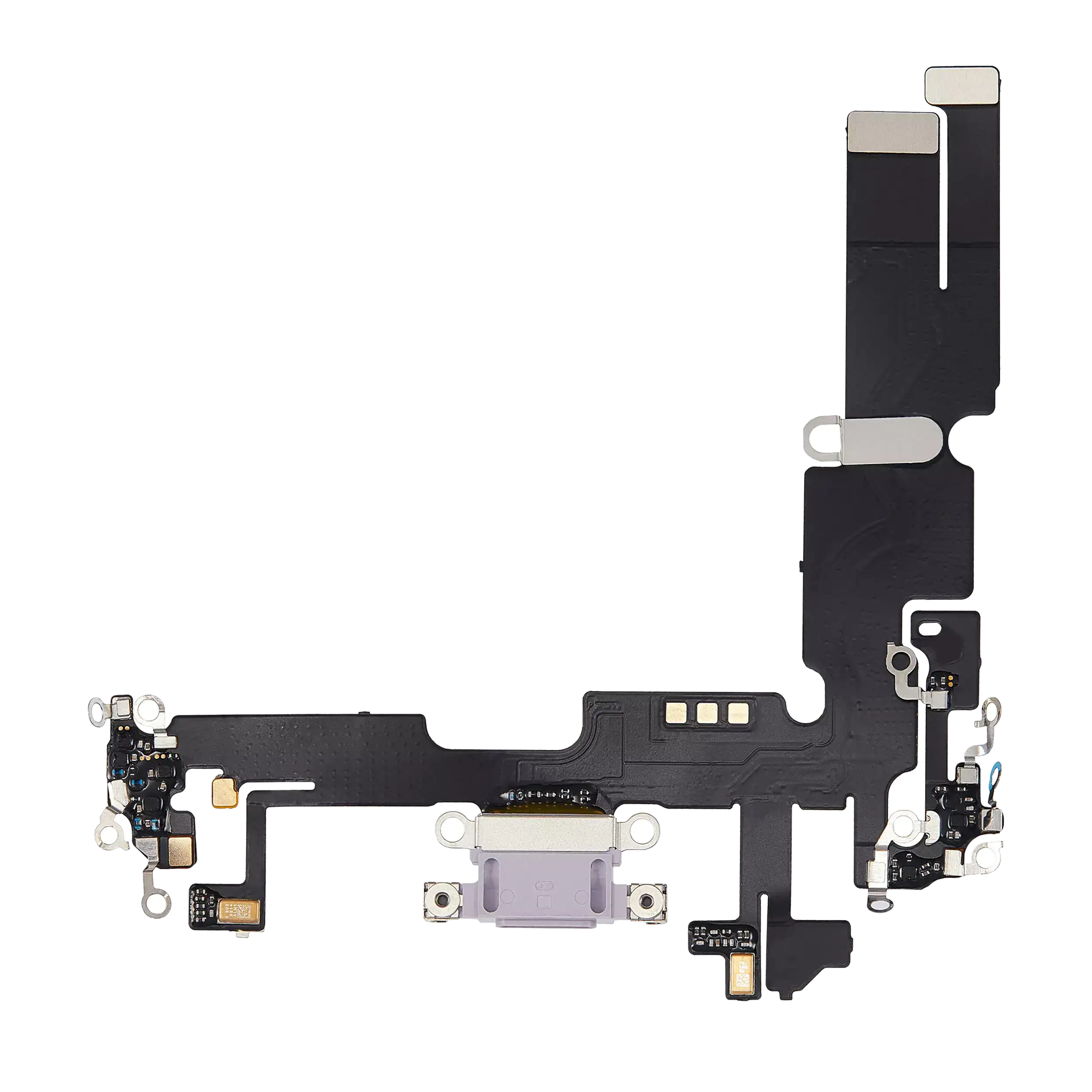Charging Port Flex Cable For iPhone 14 Plus (Aftermarket Plus) (Purple) - Image 20