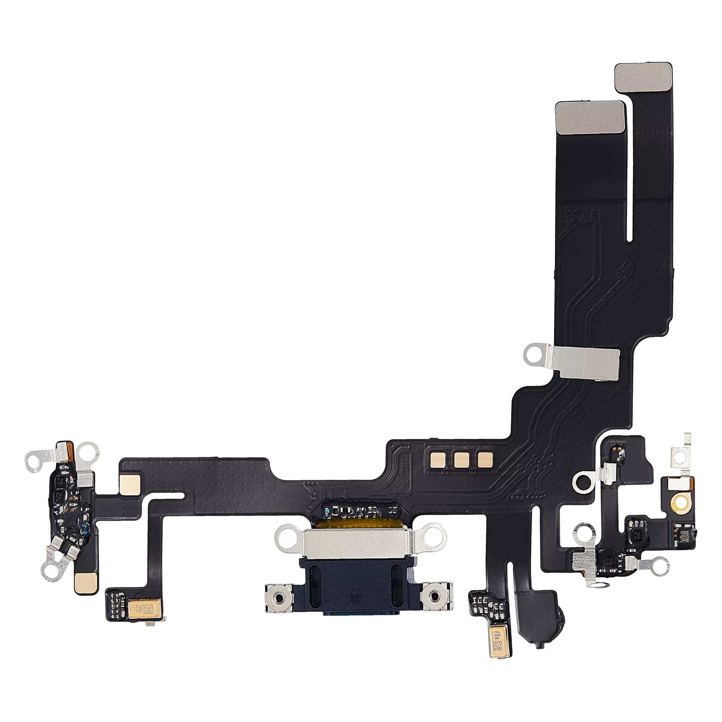 Charging Port Flex Cable For iPhone 14 (Aftermarket Plus) (Midnight) - Image 15