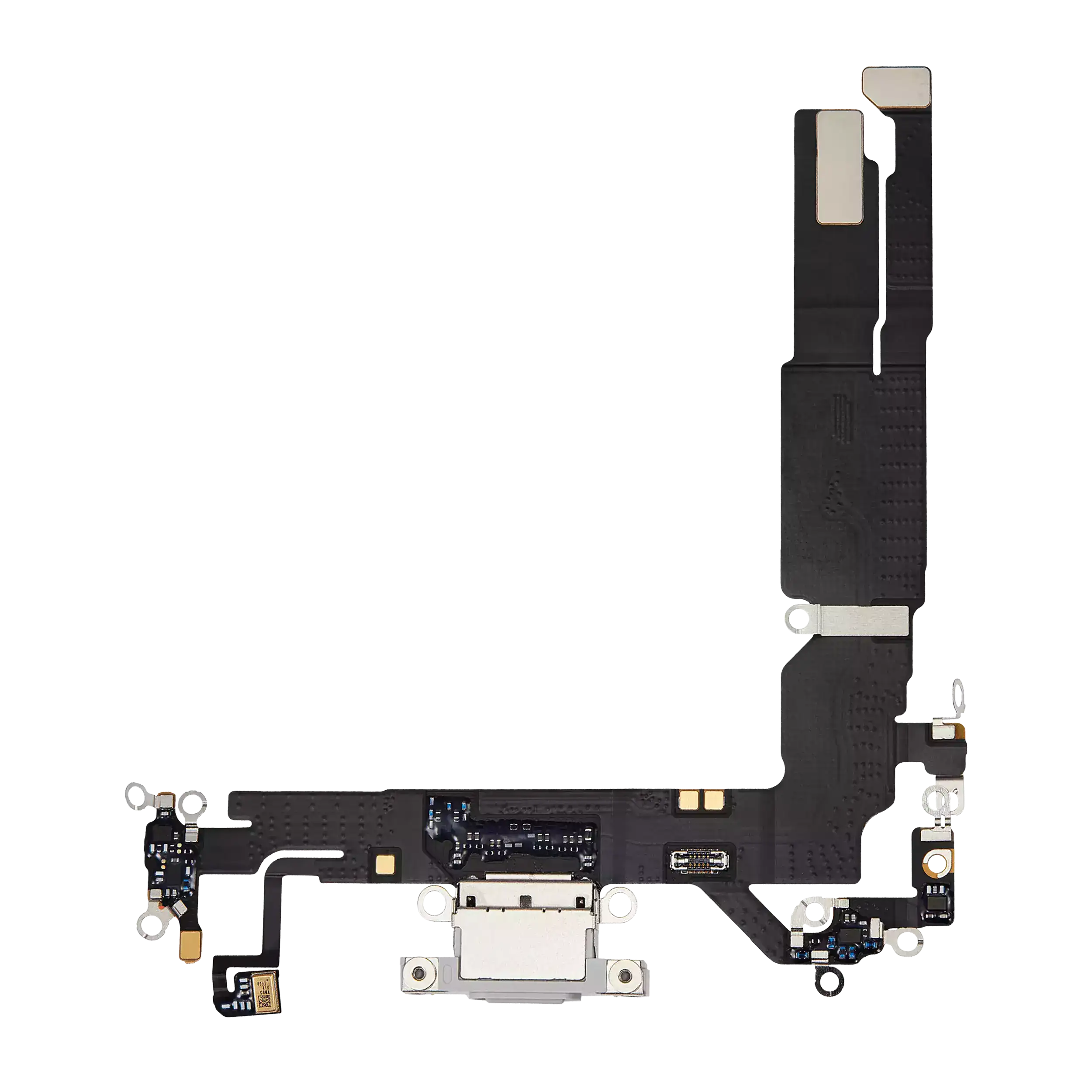 Charging Port Flex Cable For iPhone 16 (Premium) (White) - Image 30