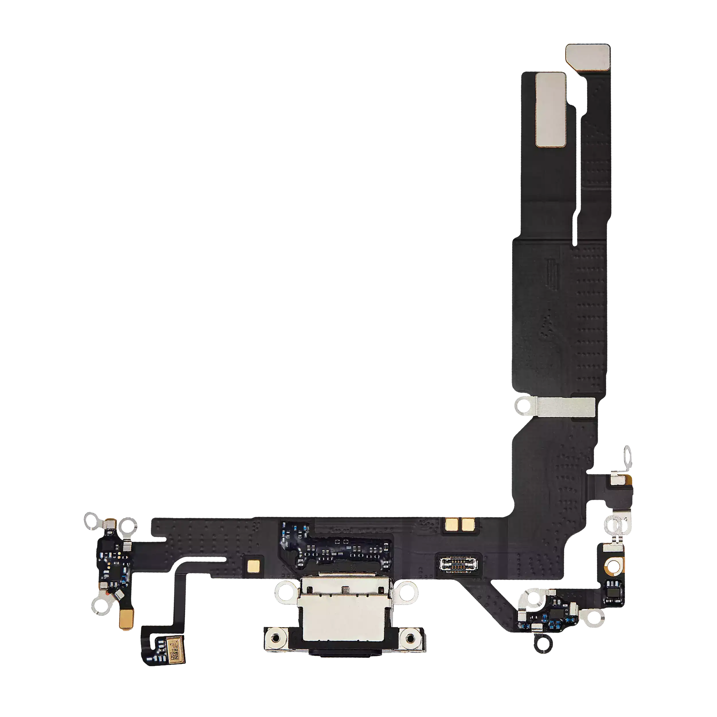 Charging Port Flex Cable For iPhone 16 (Premium) (Black) - Image 20
