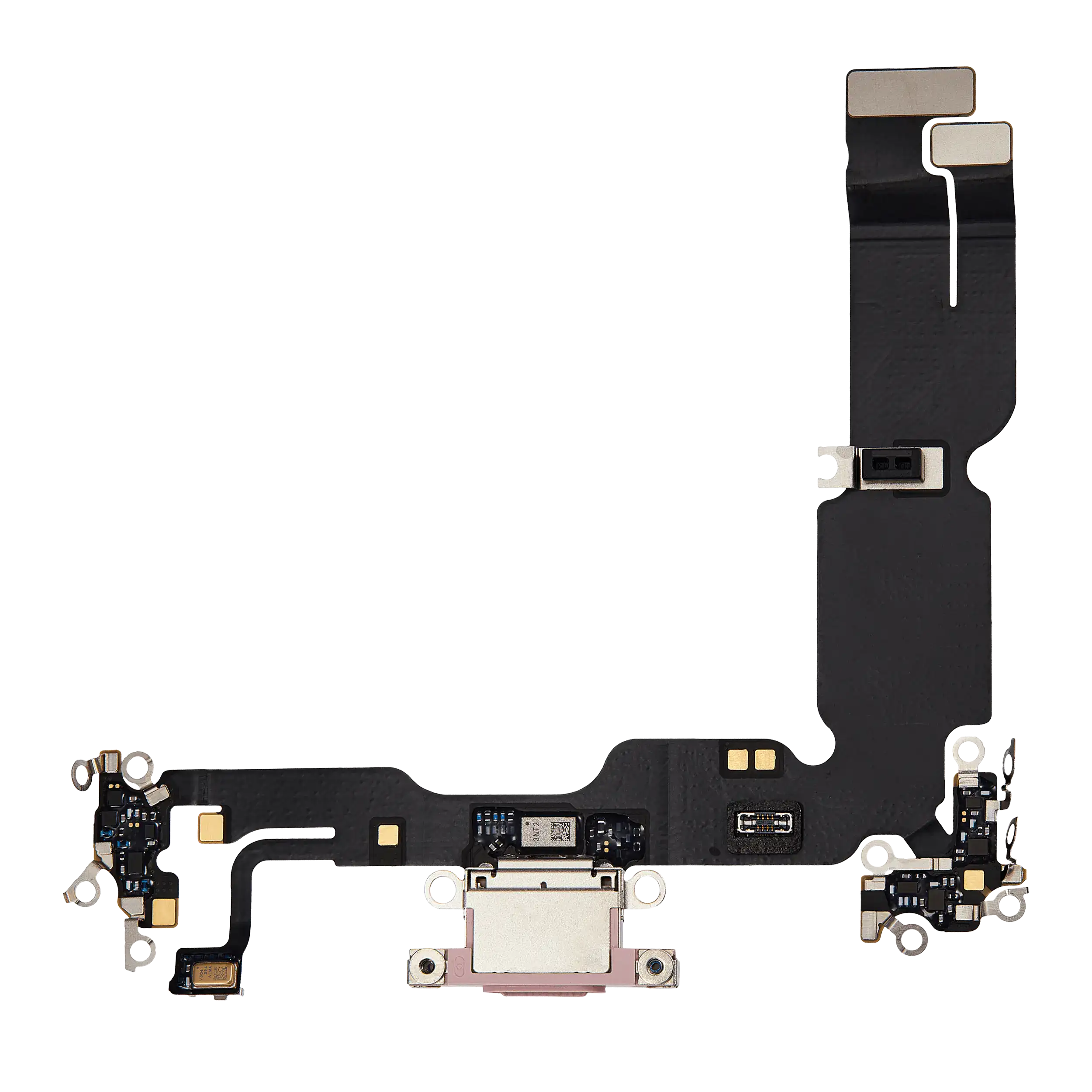 Charging Port Flex Cable For iPhone 15 Plus (Premium) (Pink) - Image 15