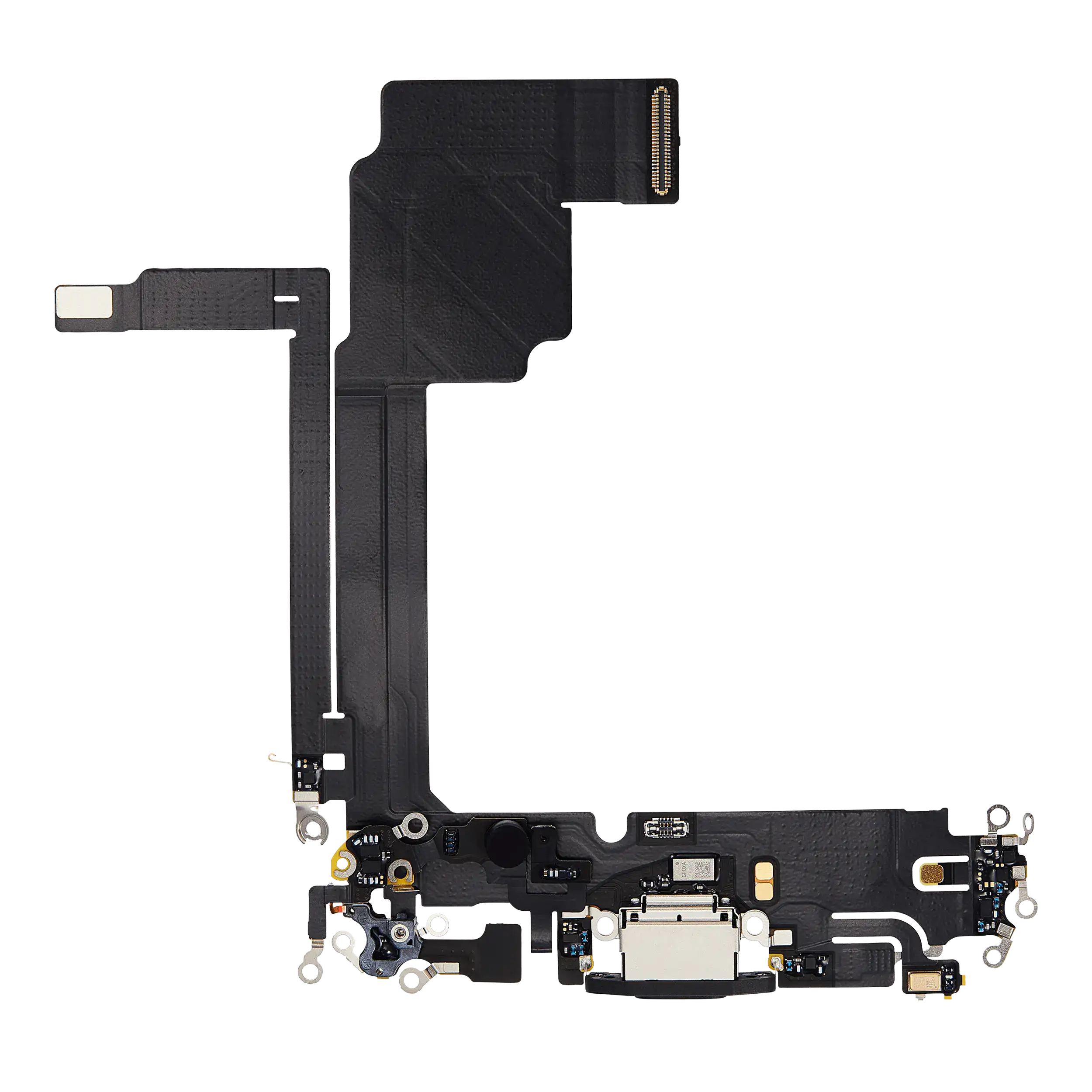 Charging Port Flex Cable For iPhone 15 Pro Max (Premium) (Black Titanium) - Image 15