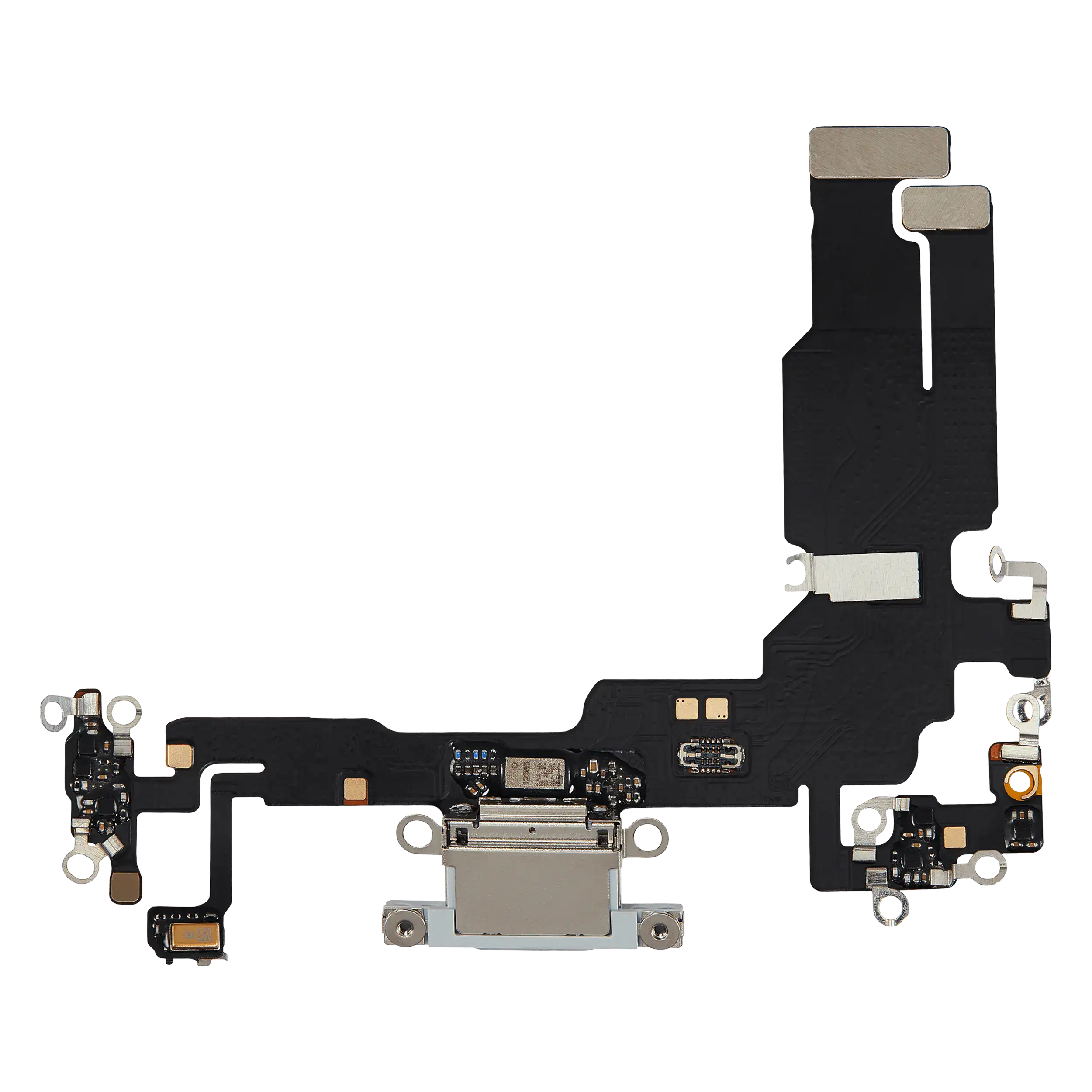 Charging Port Flex Cable For iPhone 15 (Aftermarket Plus) (Blue) - Image 5