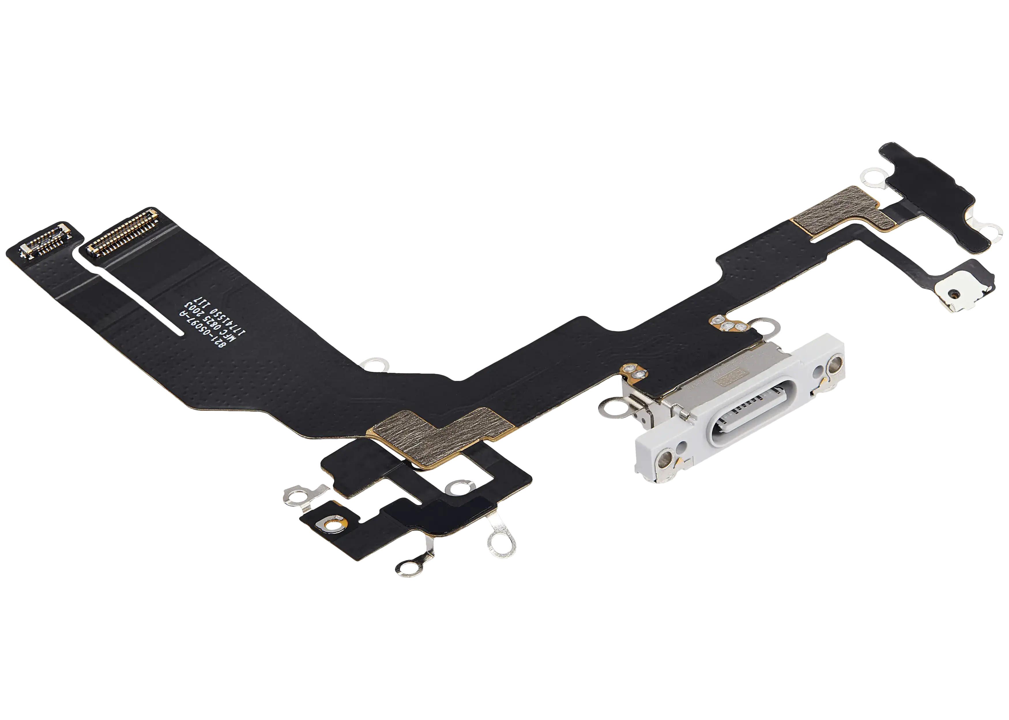 Charging Port Flex Cable For iPhone 16e (Premium) (White) - Image 14