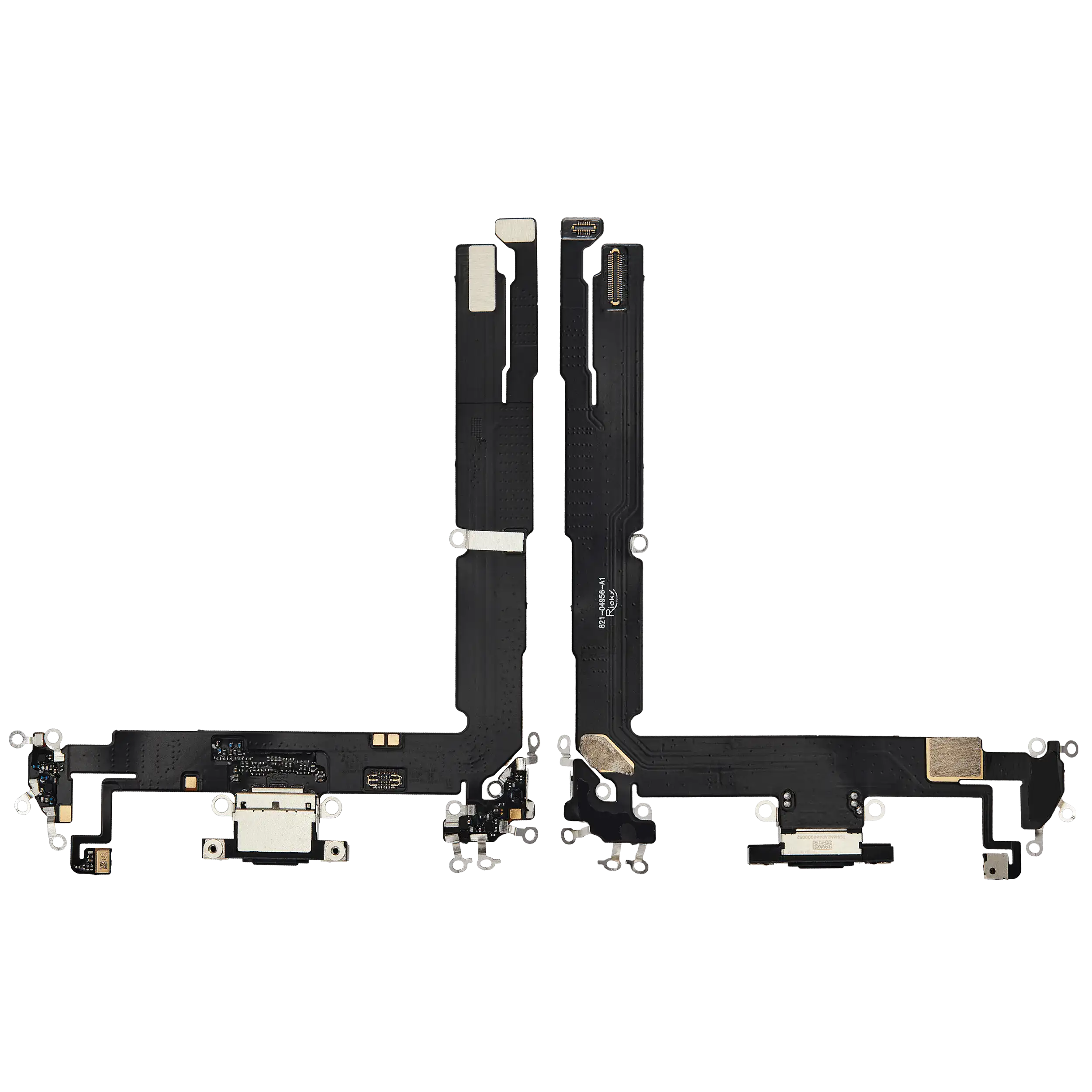 Charging Port Flex Cable For iPhone 16 Plus (Aftermarket Plus) (Black)