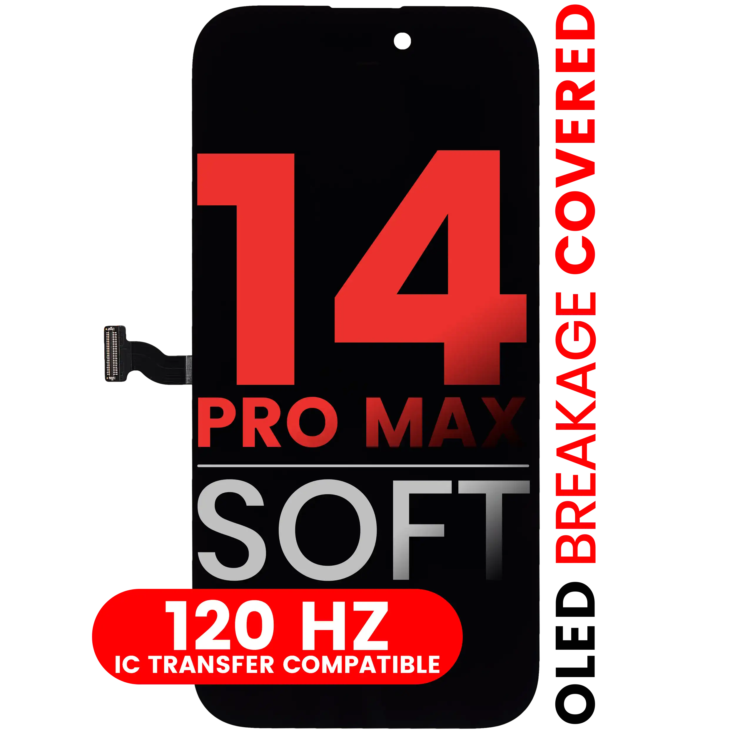 OLED Assembly For iPhone 14 Pro Max (Aftermarket Pro: XO7 Soft) - Image 11