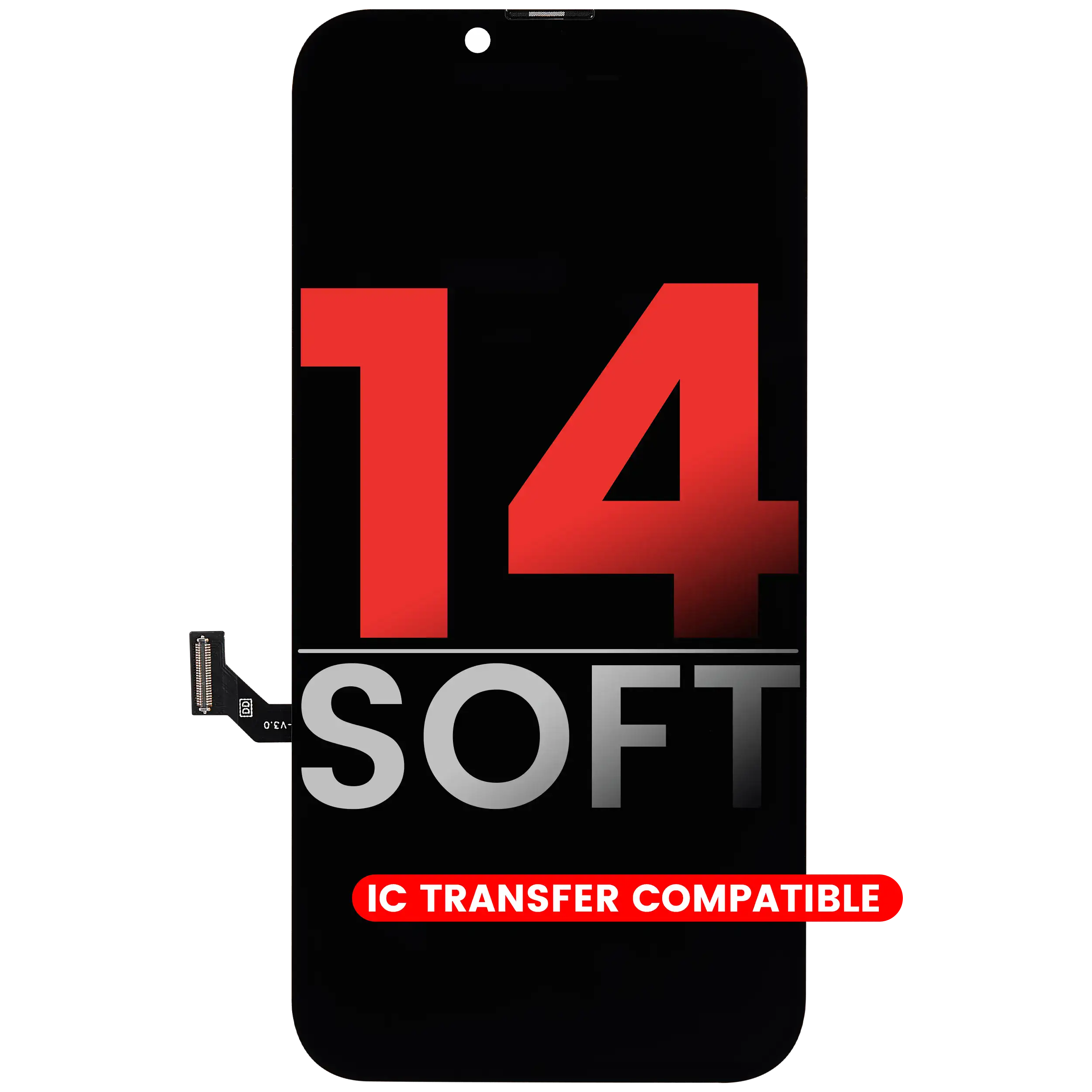 OLED Assembly For iPhone 14 (Aftermarket Plus: Soft) - Image 12