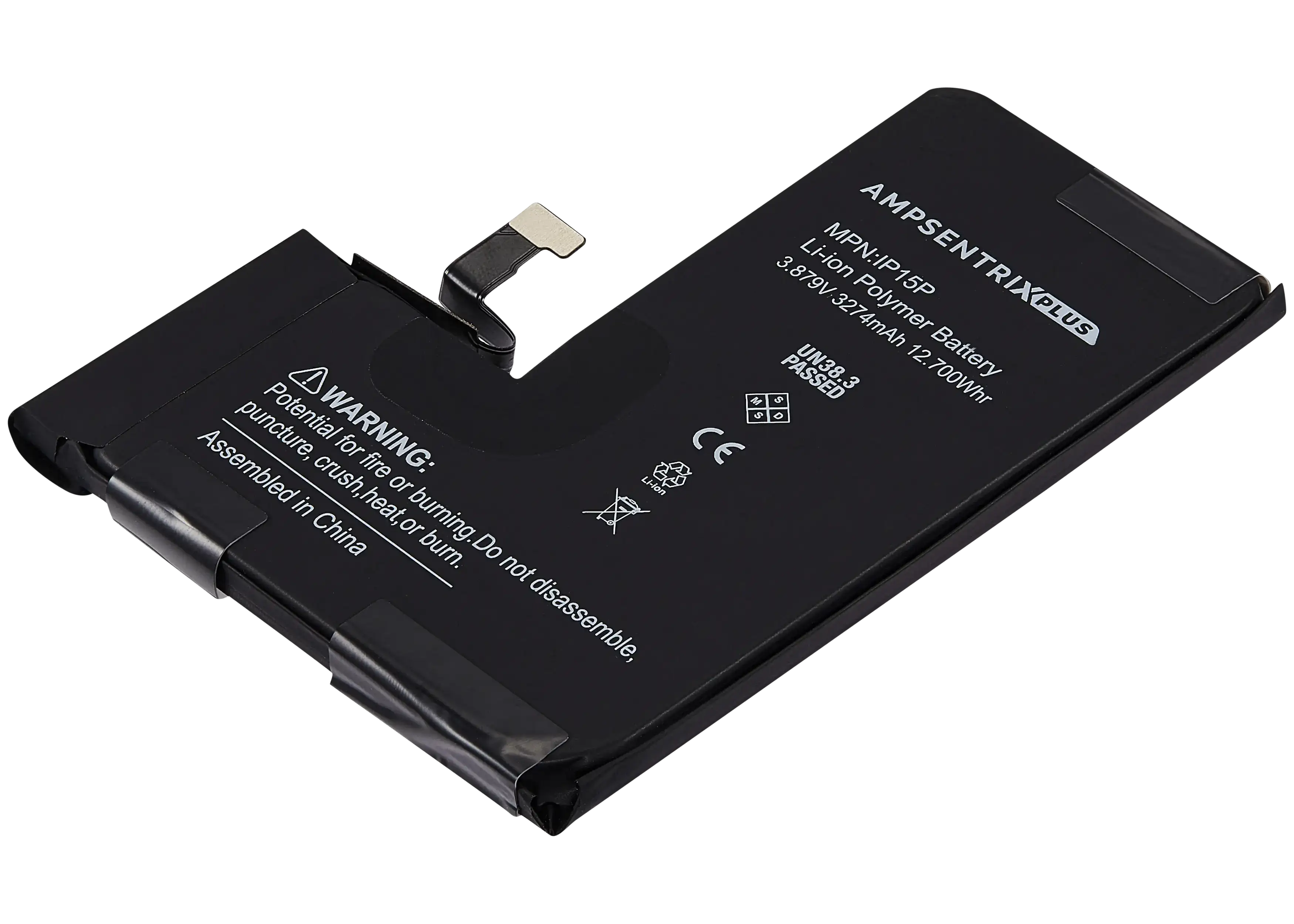 Replacement Battery For iPhone 15 Pro (AmpSentrix Plus) - Image 10