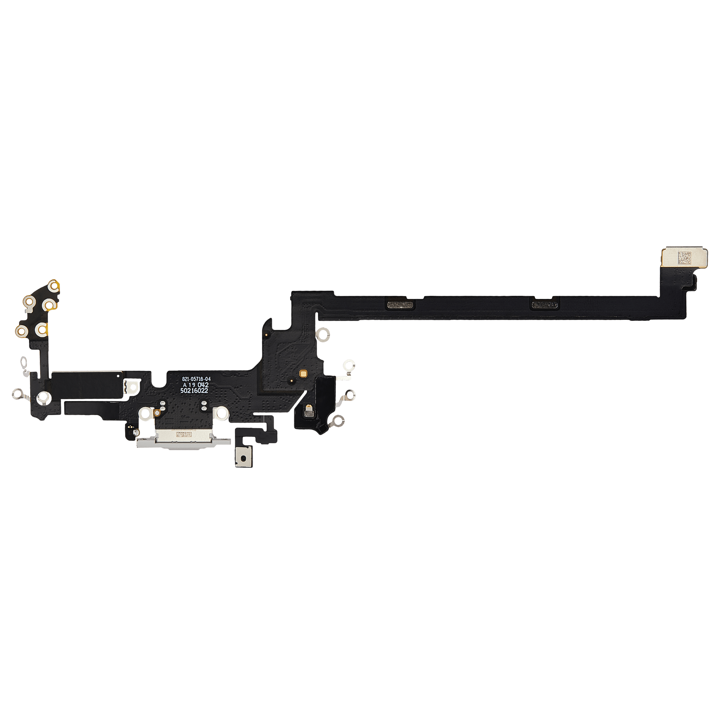 Charging Port Flex Cable For iPhone 17 Pro (Premium) (US Version) (Silver)