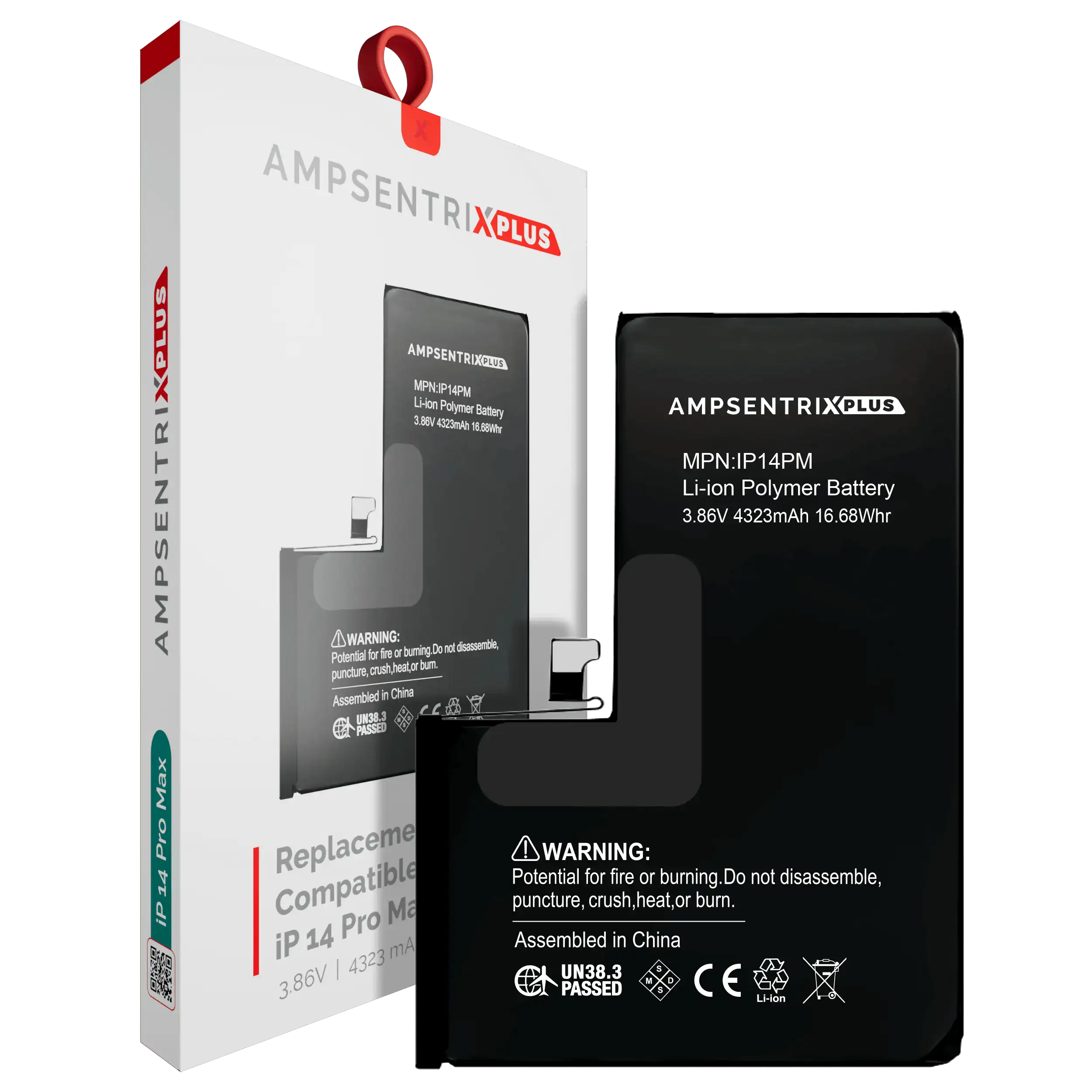 Replacement Battery For iPhone 14 Pro Max (AmpSentrix Plus) - Image 4