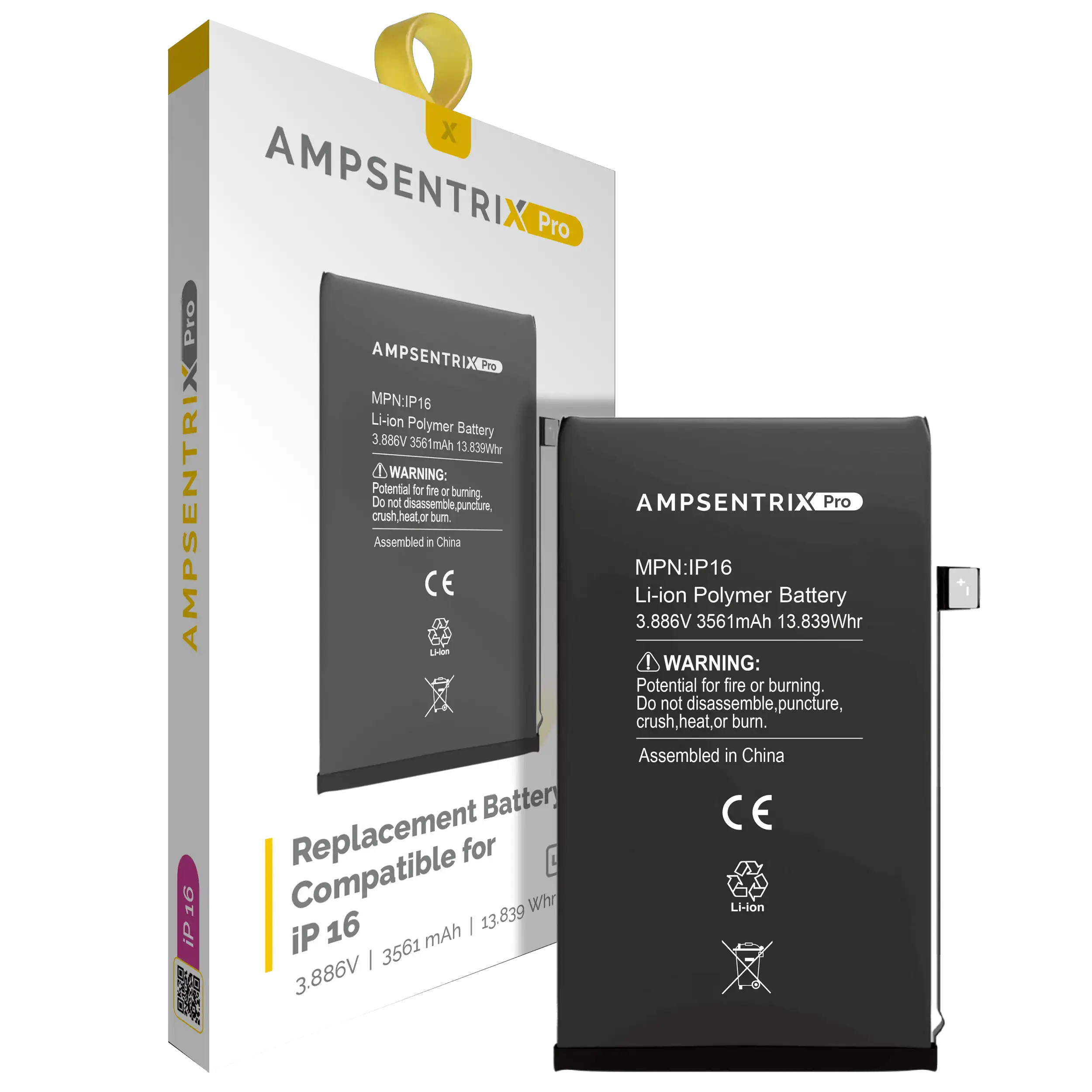 Replacement Battery For iPhone 16 (AmpSentrix Pro) - Image 20