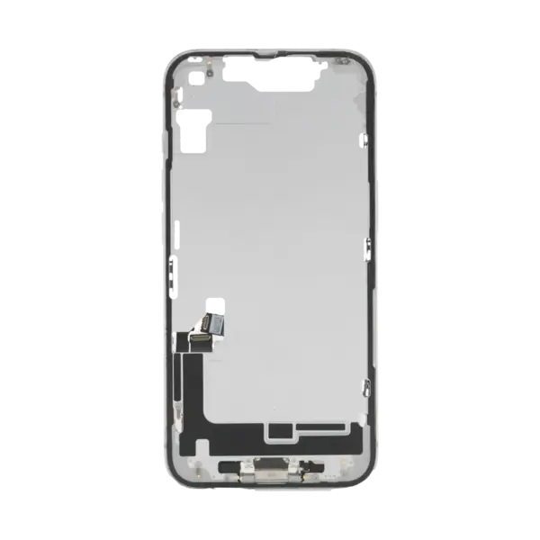 Mid-Frame Housing W/ Small Parts For iPhone 16e (EU / Global Version) (Used OEM Pull: Grade A) (White)
