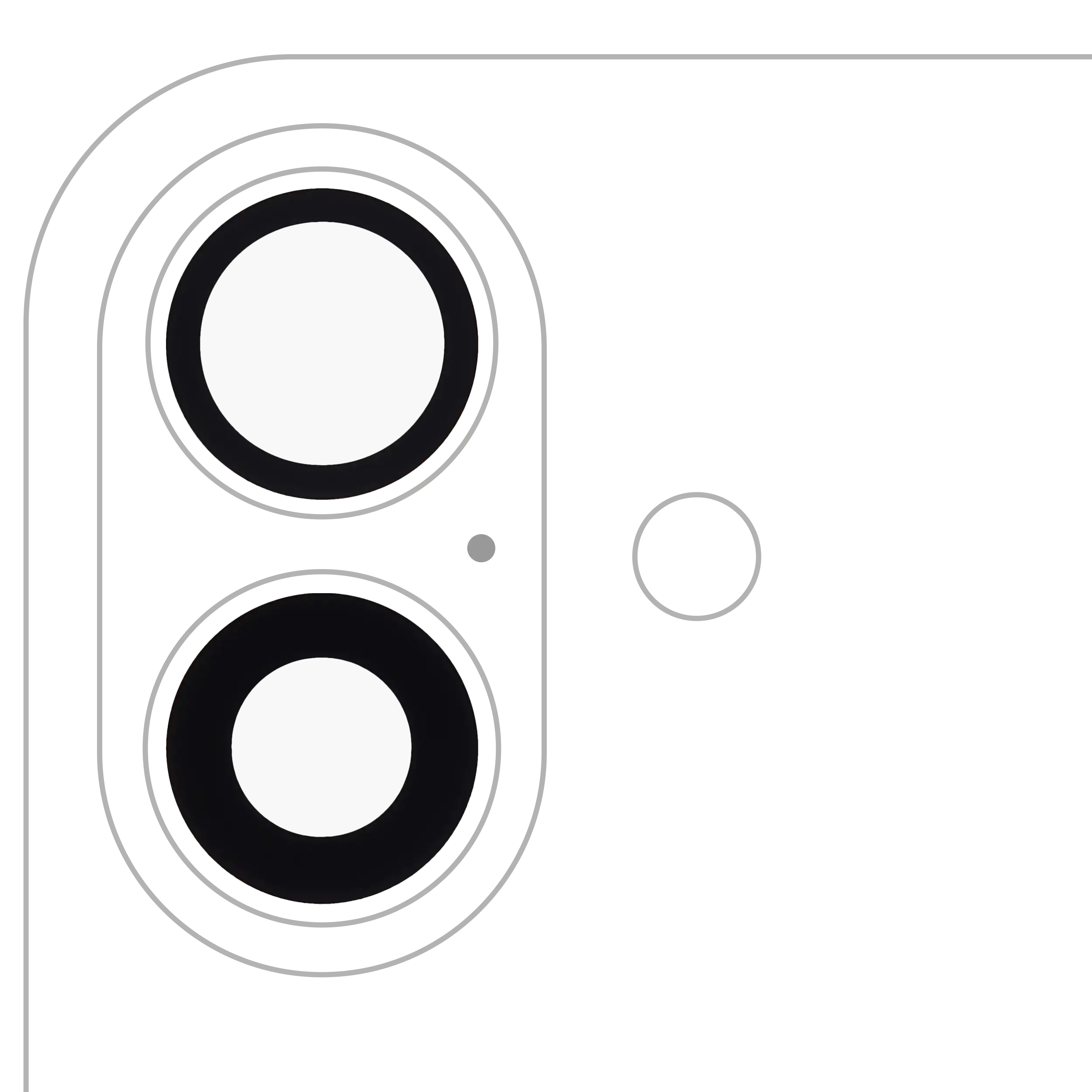 Back Camera Lens (Glass Only) With Adhesive For iPhone 16 / 16 Plus / 17 (2 Piece Set) (Aftermarket Plus) - Image 14