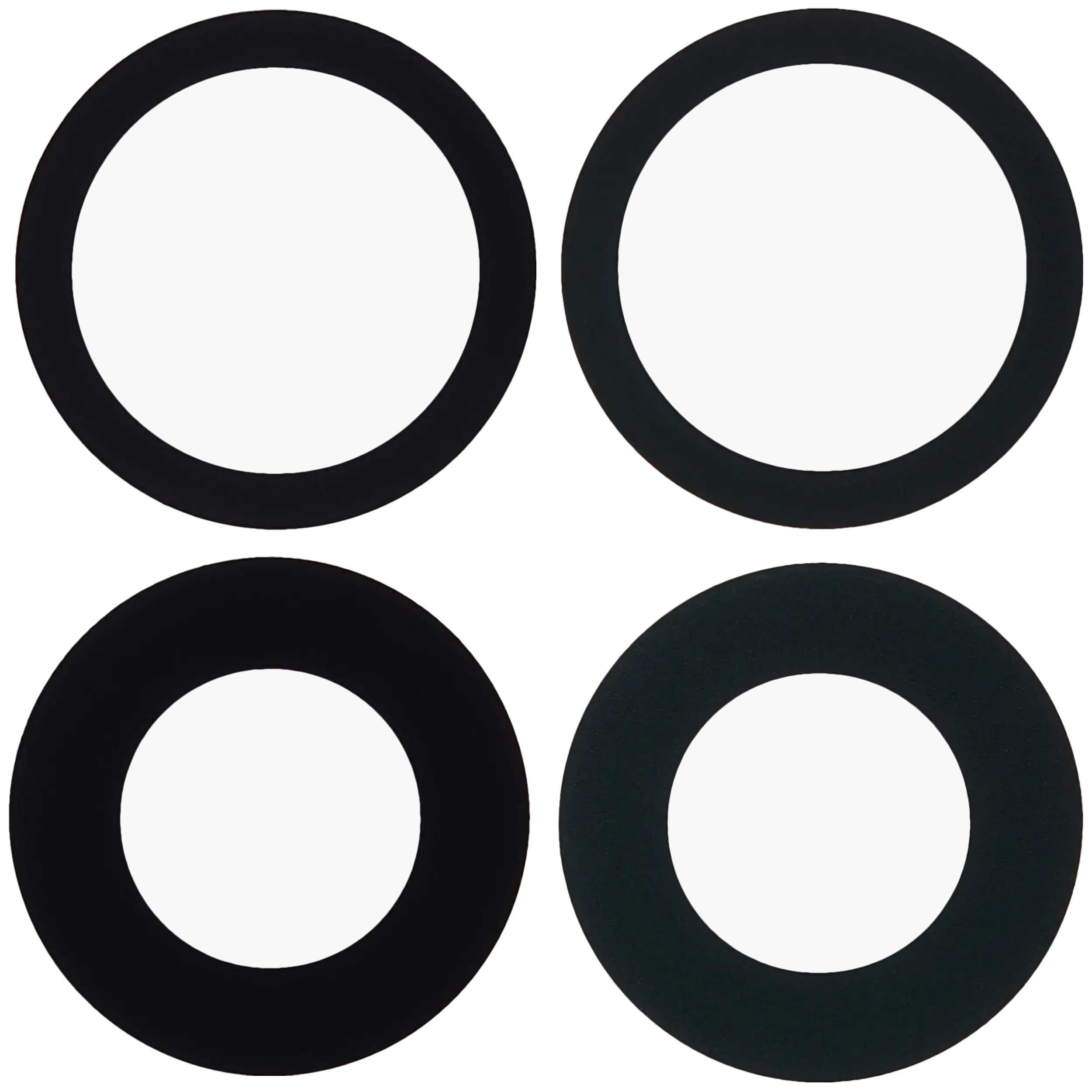 Back Camera Lens (Glass Only) With Adhesive For iPhone 16 / 16 Plus / 17 (2 Piece Set) (Aftermarket Plus) - Image 12