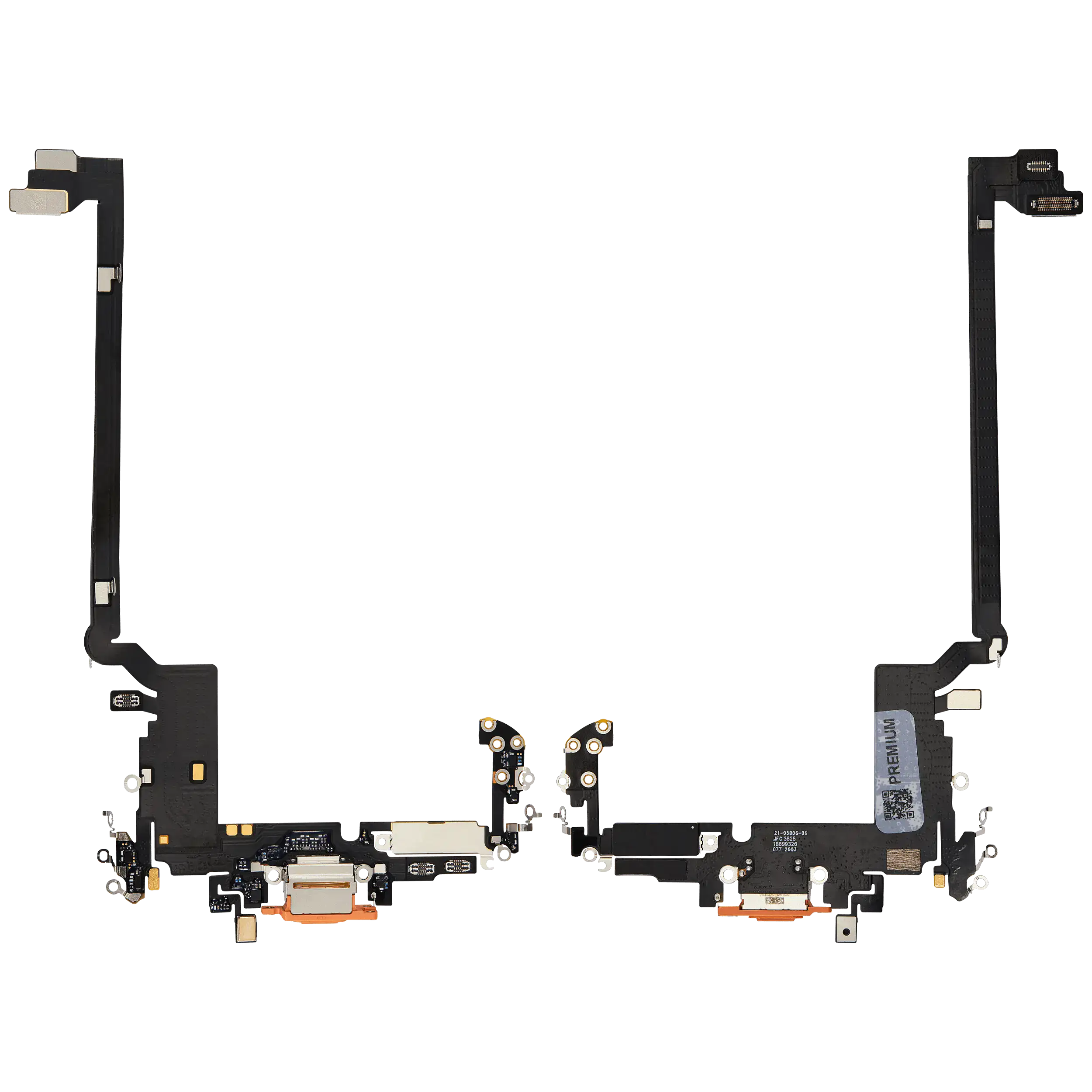 Charging Port Flex Cable for iPhone 17 Pro Max (Premium) (International Version) (Cosmic Orange)