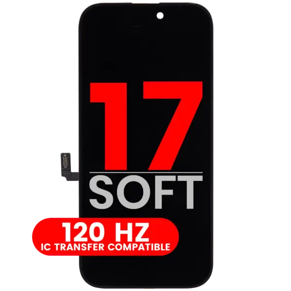 OLED Assembly For iPhone 17 (Aftermarket Plus: Soft) (120HZ)