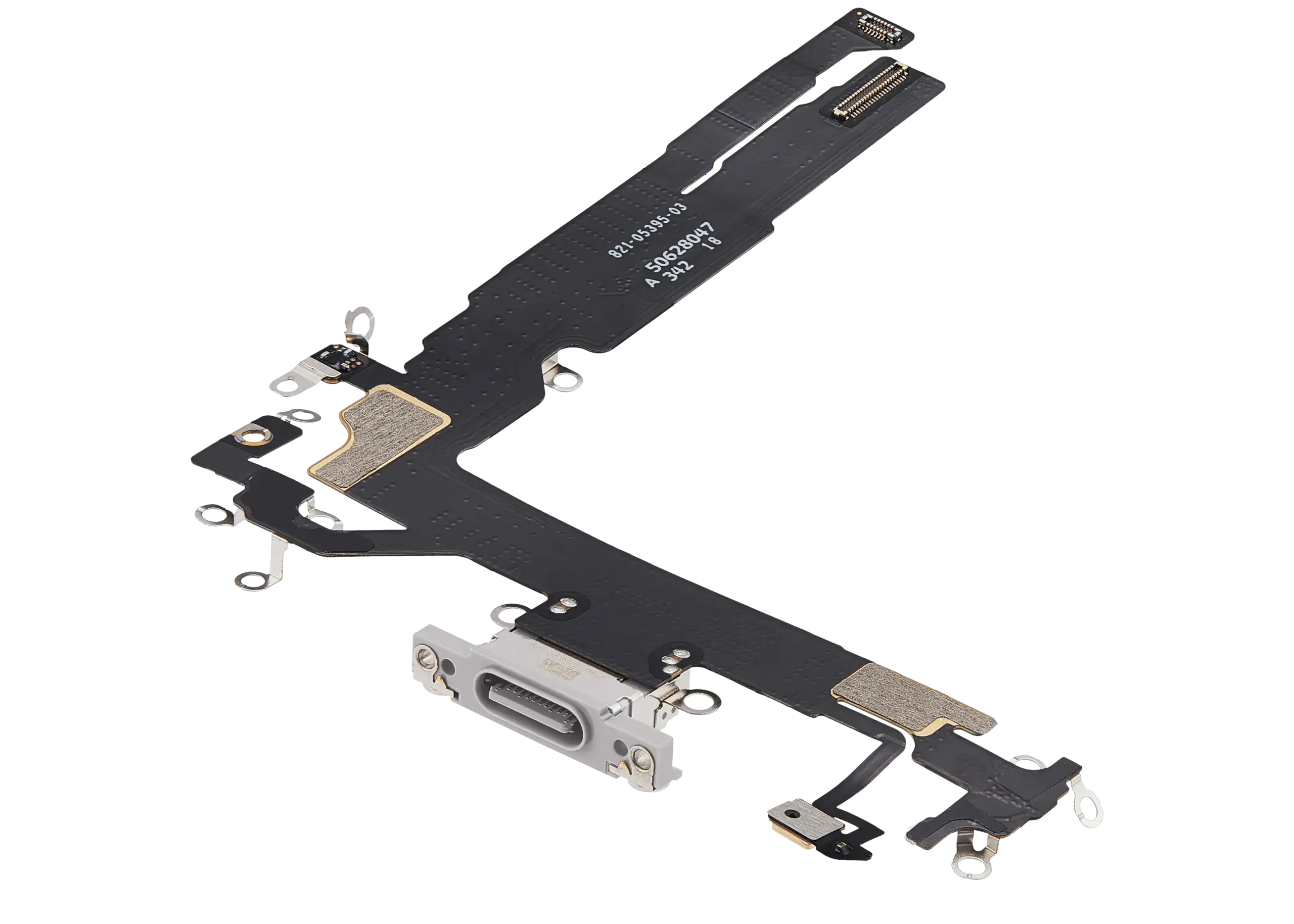 Charging Port Flex Cable Compatible For iPhone 17 (Premium) (White) - Image 10