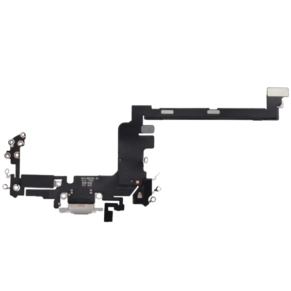 Charging Port Flex Cable For iPhone 17 Pro (Aftermarket Plus) (International Version) (Silver)
