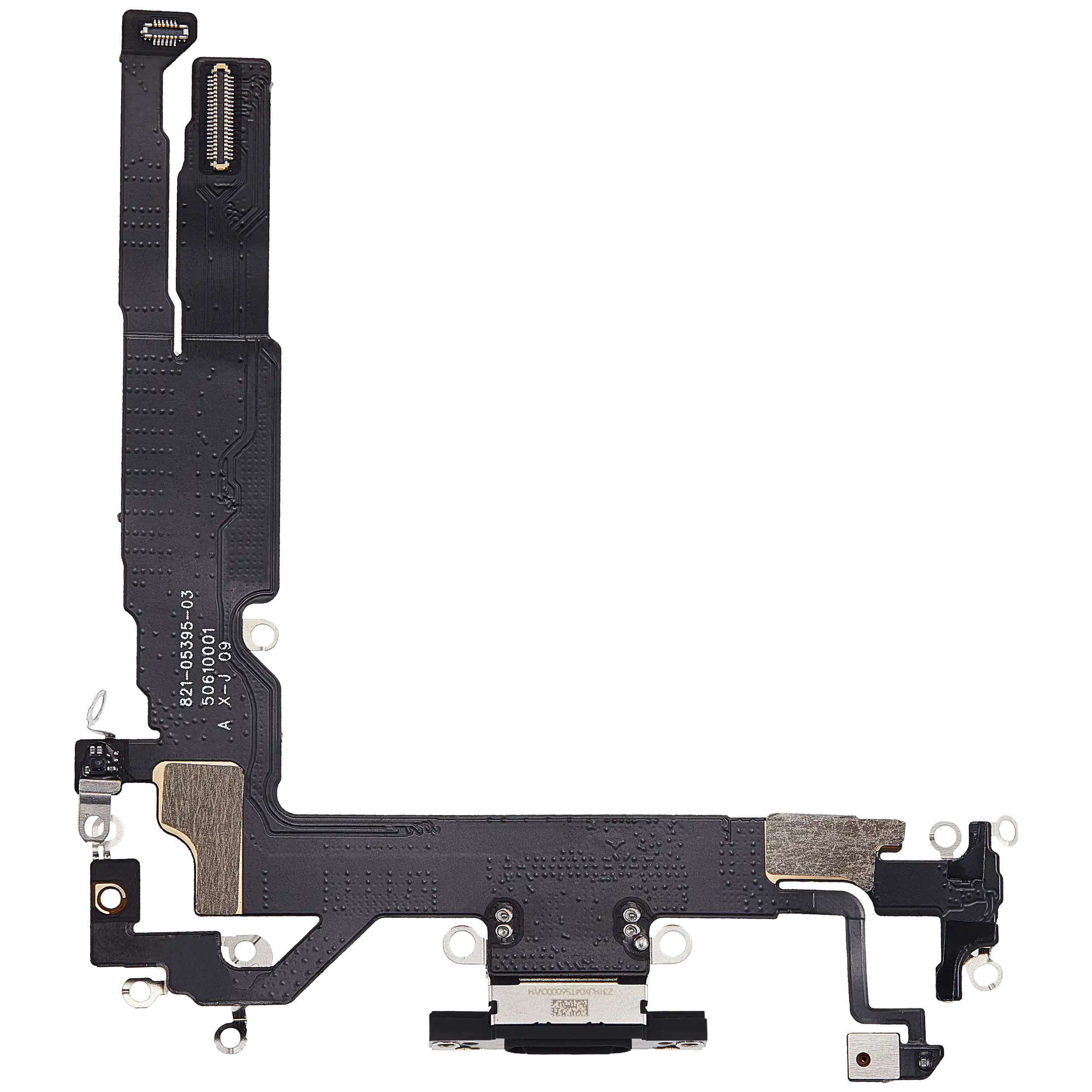 Charging Port Flex Cable For iPhone 17 (Aftermarket Plus) (Black) - Image 3