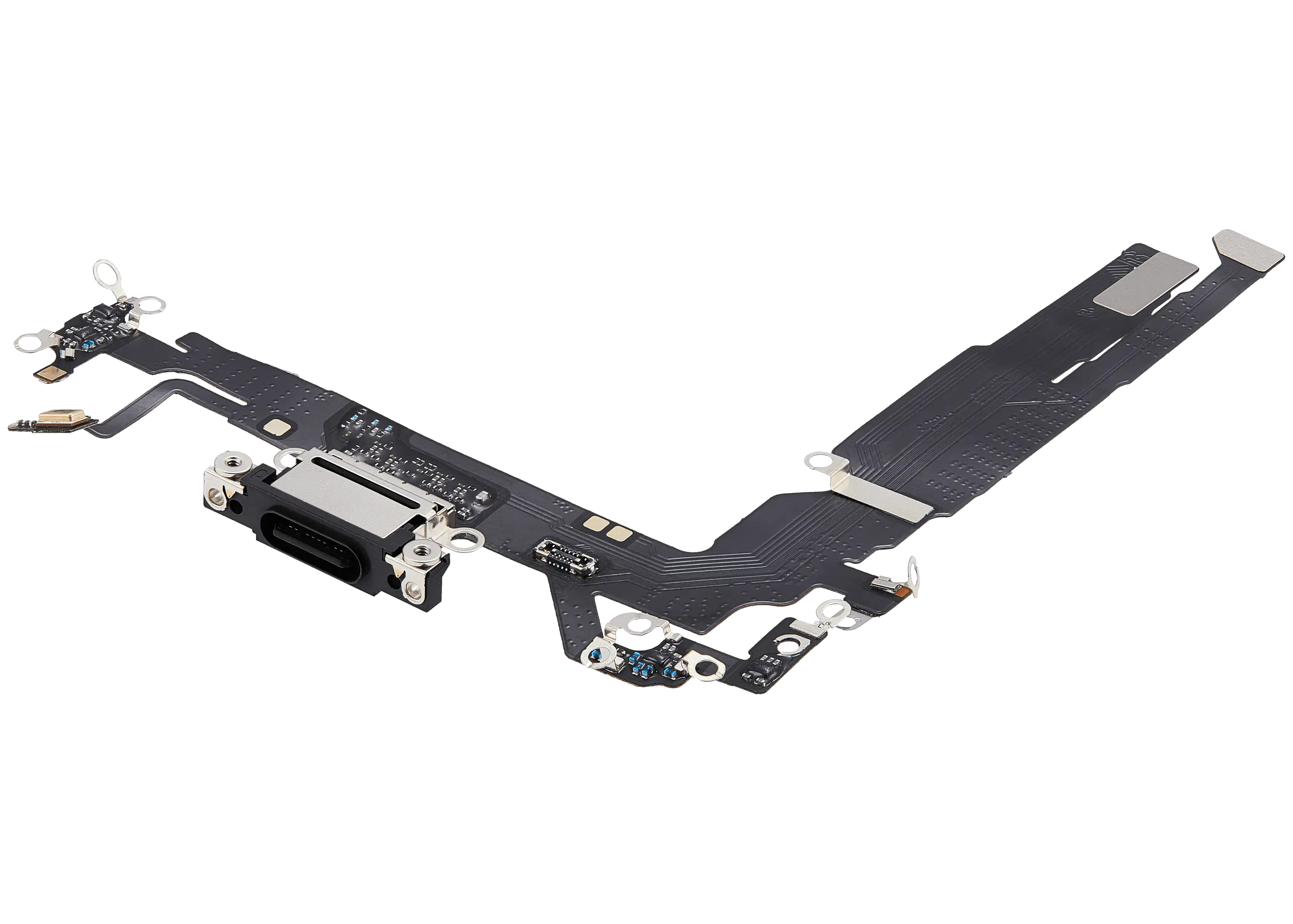 Charging Port Flex Cable For iPhone 17 (Aftermarket Plus) (Black) - Image 19