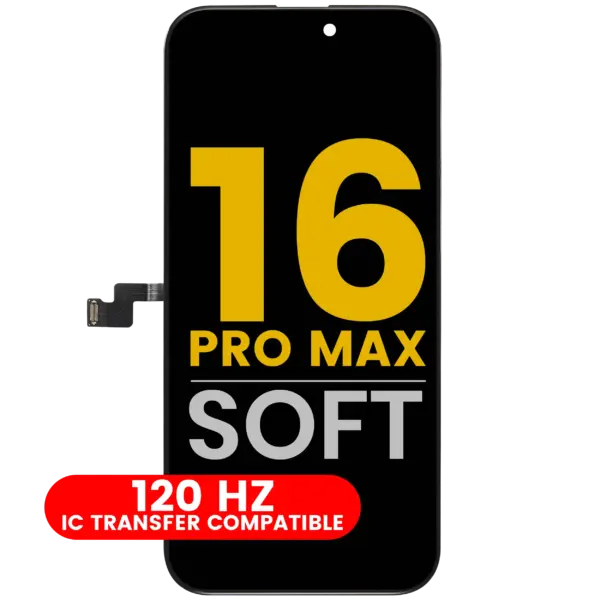 OLED Assembly For iPhone 16 Pro Max (Assembled: Soft) (120HZ)