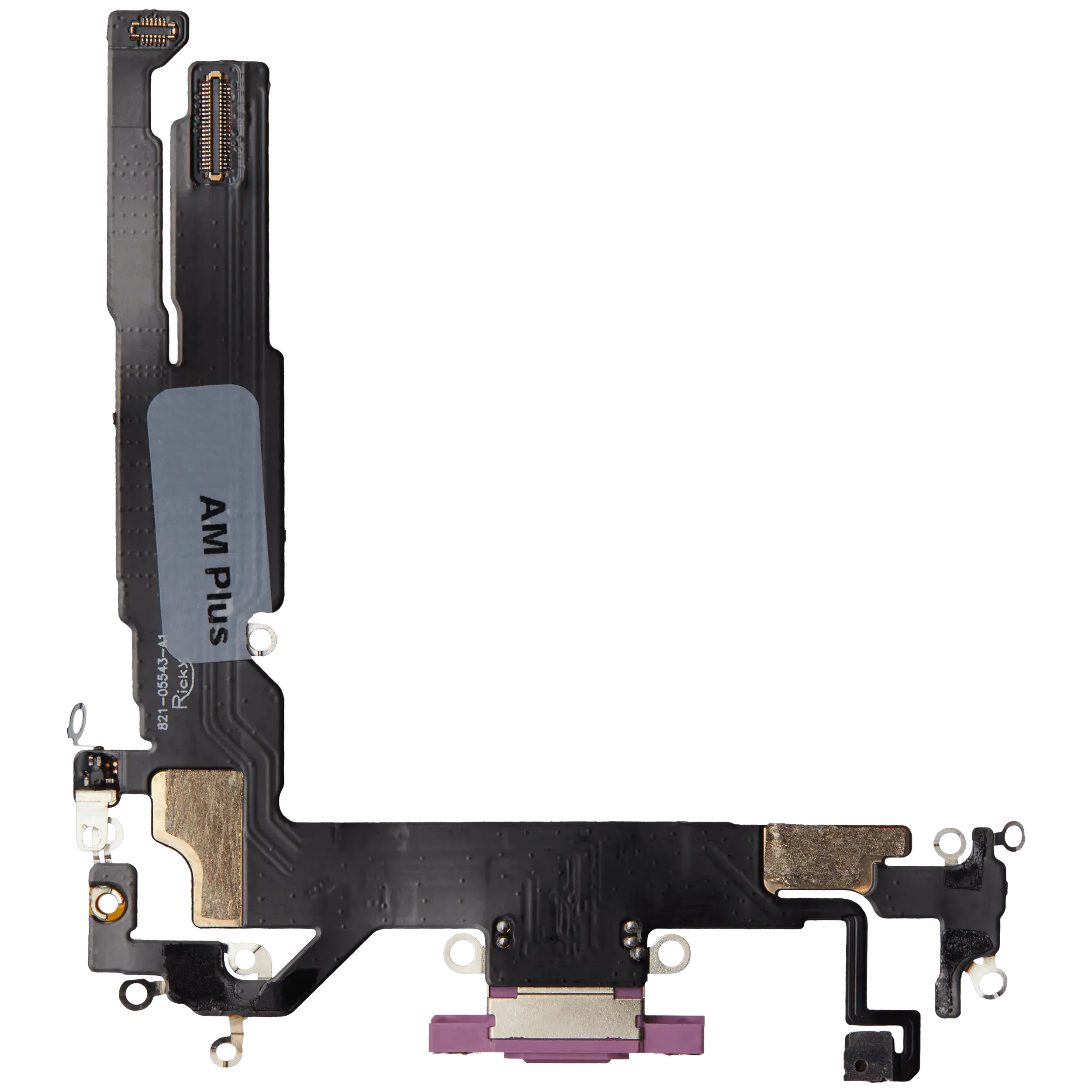 Charging Port Flex Cable For iPhone 16 (Aftermarket Plus) (Pink)