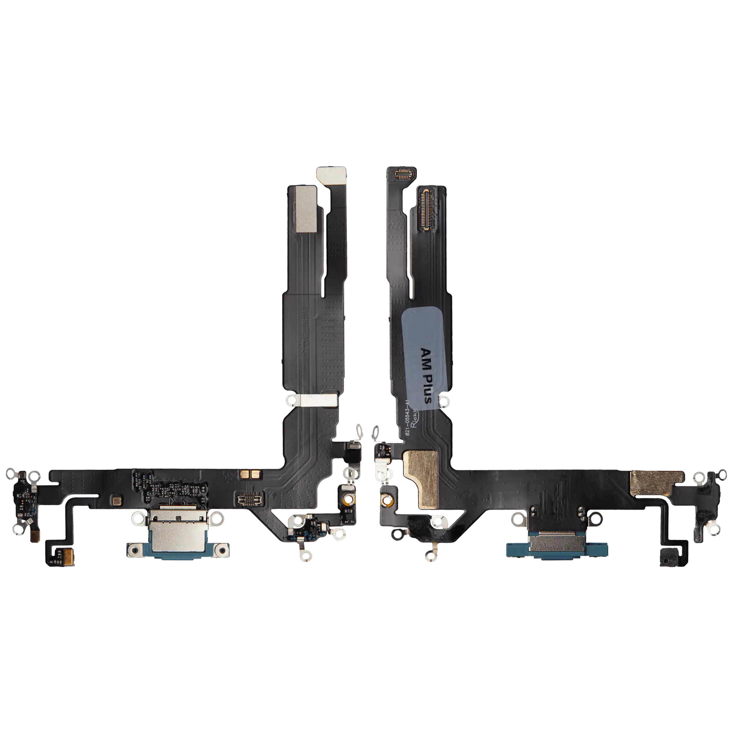 Charging Port Flex Cable For iPhone 16 (Aftermarket Plus) (Teal)