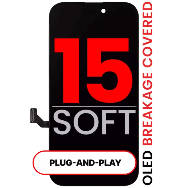 OLED Assembly For iPhone 15 (Aftermarket Pro: XO7 3.0 Soft)