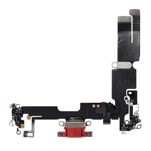 Charging Port Flex Cable For iPhone 14 Plus (Premium) (Red)